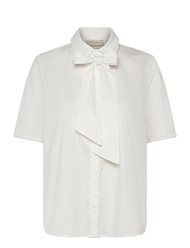FREE/QUENT - FQMALAY-SHIRT - kortærmede bluser - star off-white - 1