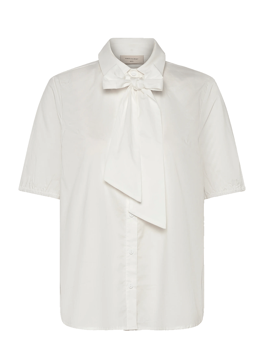 FREE/QUENT - FQMALAY-SHIRT - kurzämlige blusen - star off-white - 1
