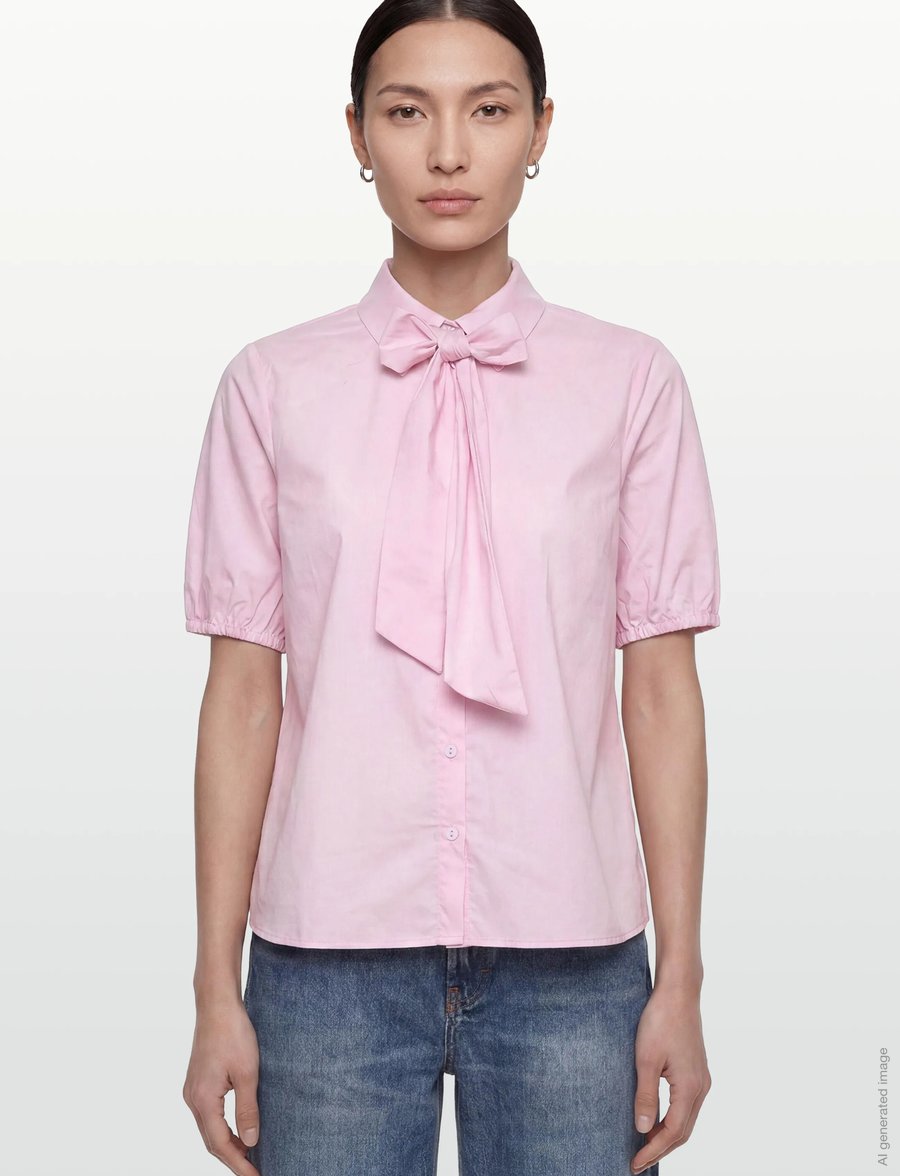 FREE/QUENT - FQMALAY-SHIRT - kortärmade blusar - sweet lilac - 4
