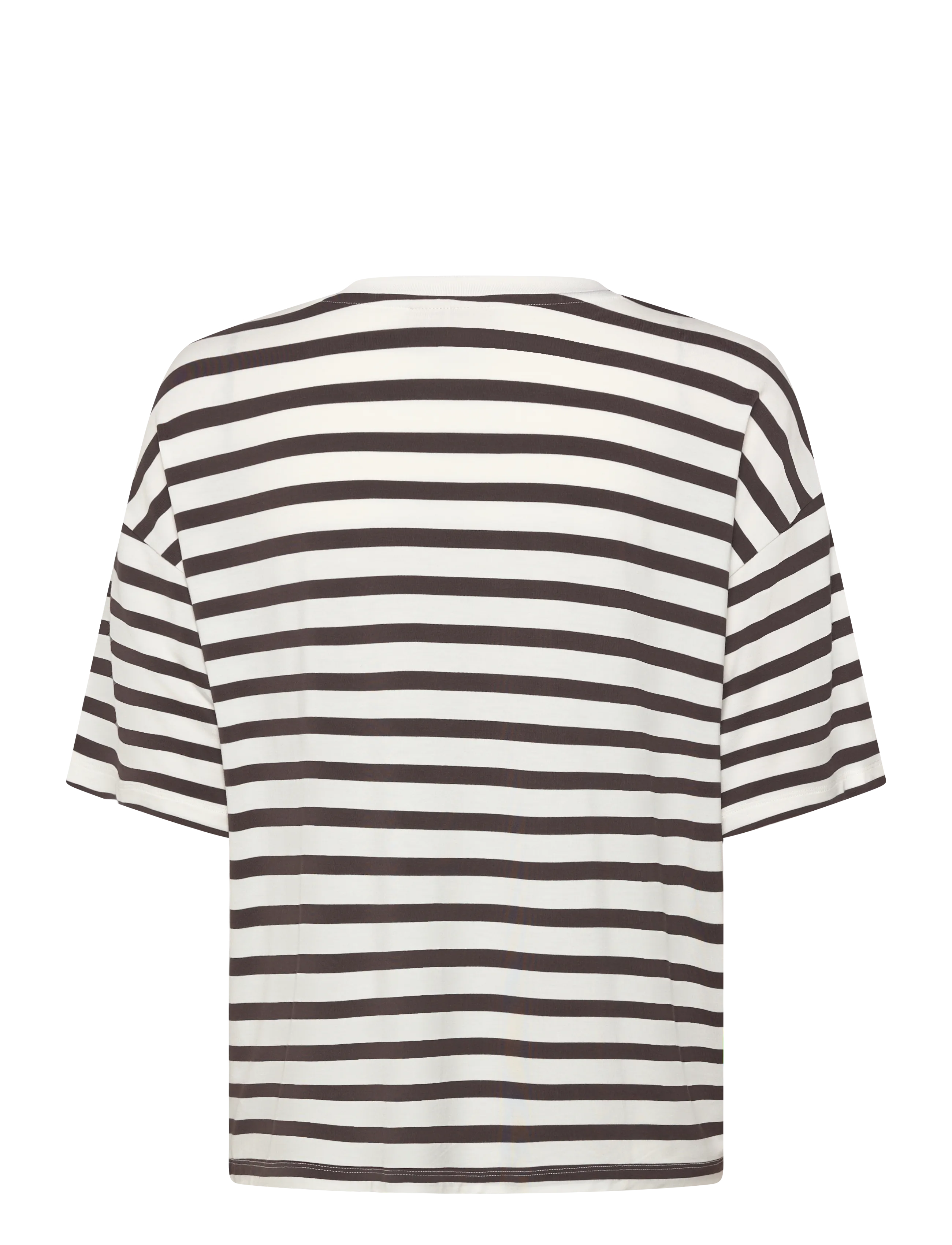 FREE/QUENT - FQPRELA-TEE - t-shirts - star off-white w. coffee bean - 2