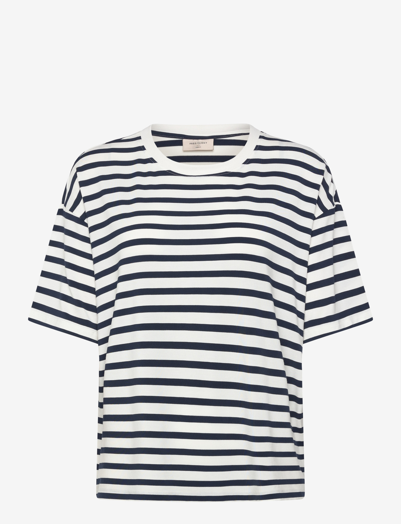 FREE/QUENT - FQPRELA-TEE - laveste priser - star off-white w. navy blazer - 1