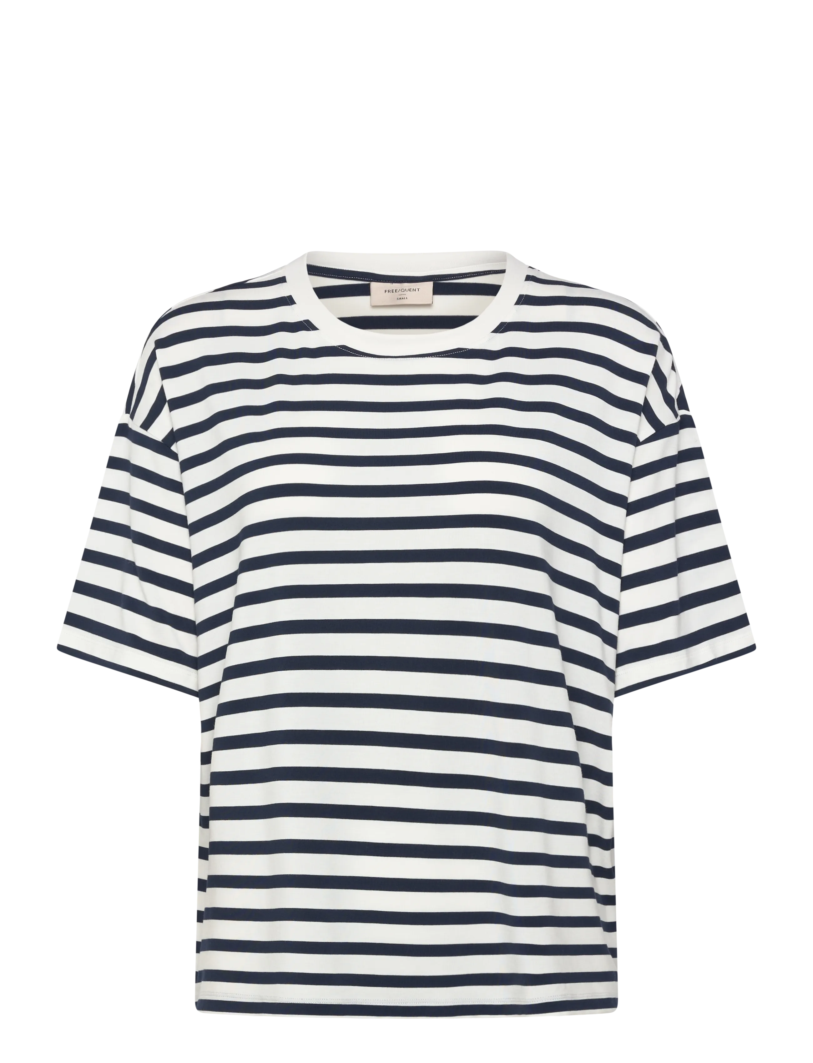 FREE/QUENT FQPRELA-TEE - Last chance - STAR OFF-WHITE W. NAVY BLAZER / blue