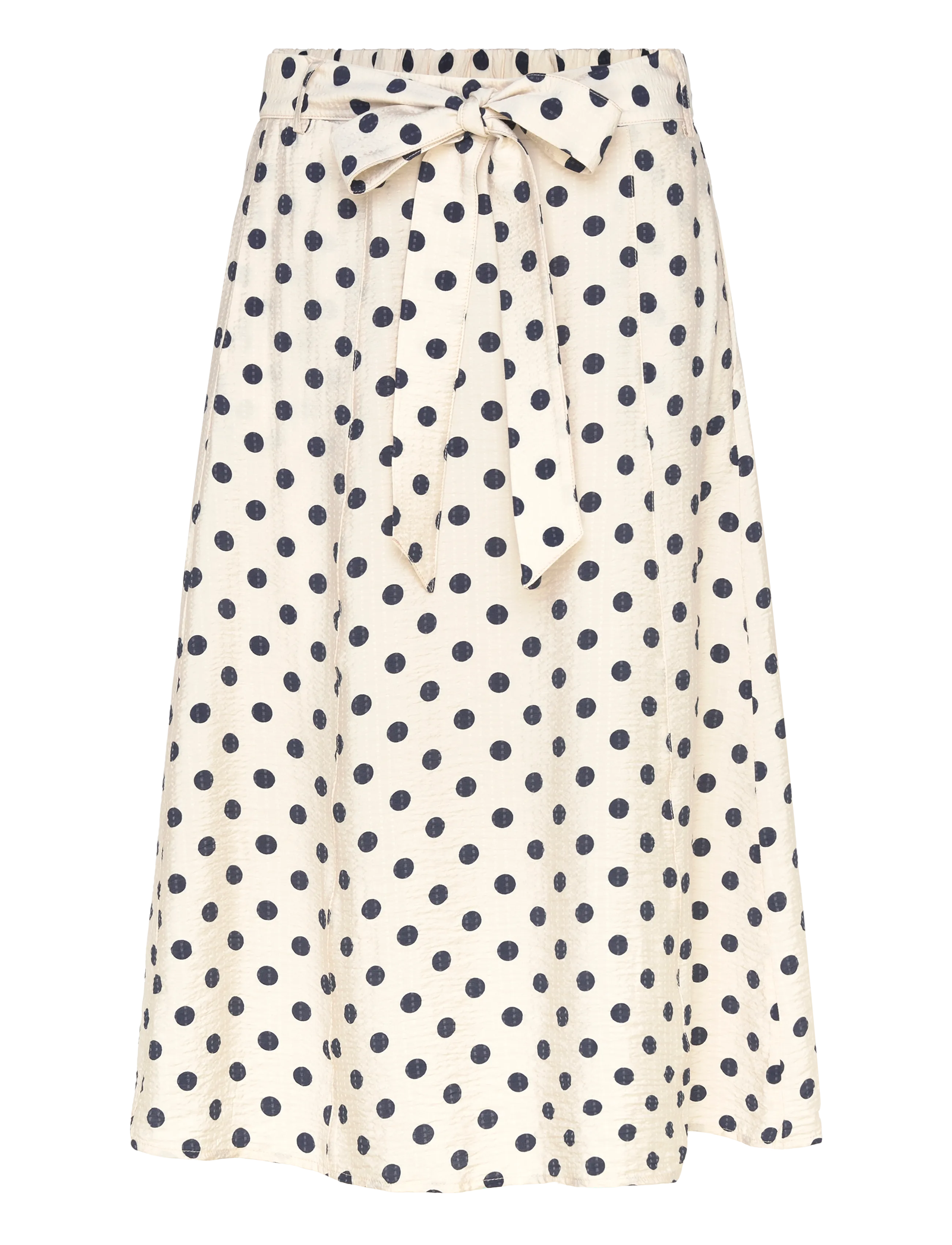 FREE/QUENT FQALMA-SKIRT - Klær - MOONBEAM W. NAVY BLAZER / cream