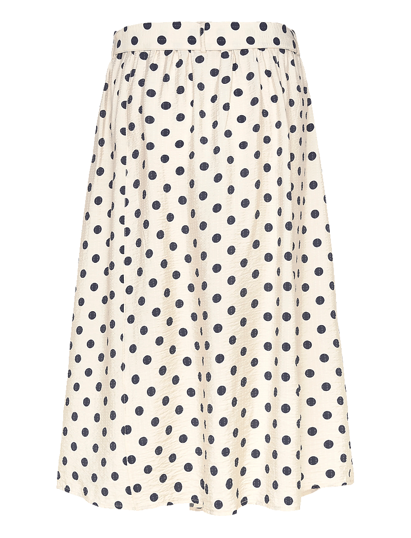FREE/QUENT - FQALMA-SKIRT - midiseelikud - moonbeam w. navy blazer - 2