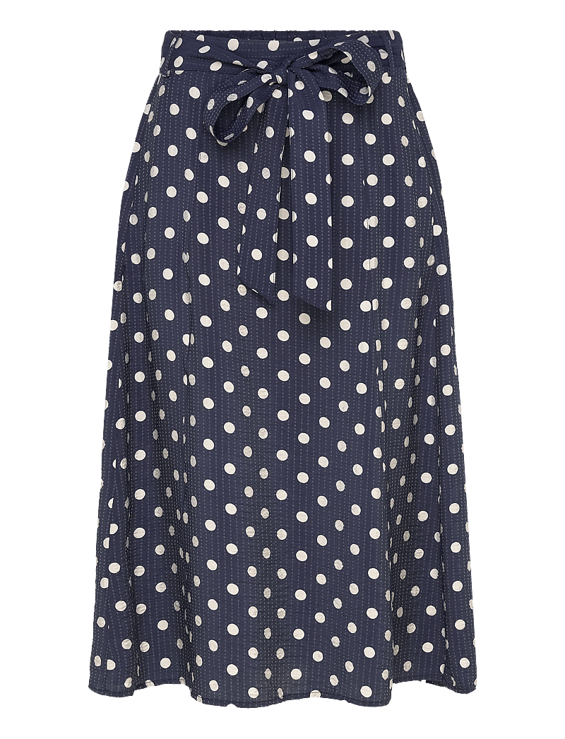 FREE/QUENT - FQALMA-SKIRT - midiseelikud - navy blazer w. moonbeam - 1