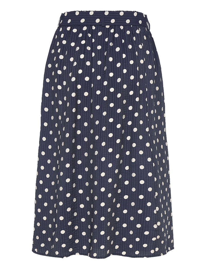 FREE/QUENT - FQALMA-SKIRT - midiseelikud - navy blazer w. moonbeam - 2