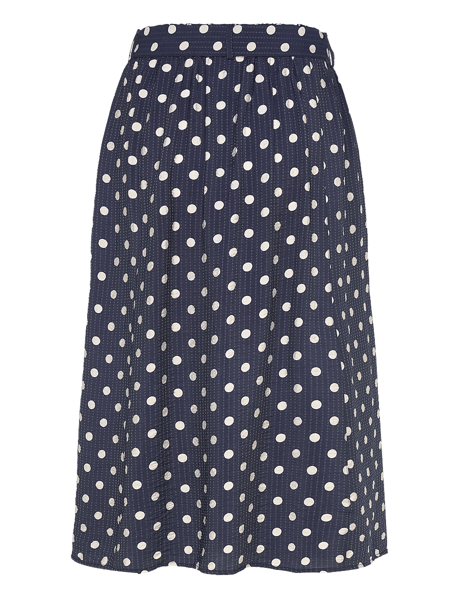FREE/QUENT - FQALMA-SKIRT - midi skirts - navy blazer w. moonbeam - 2