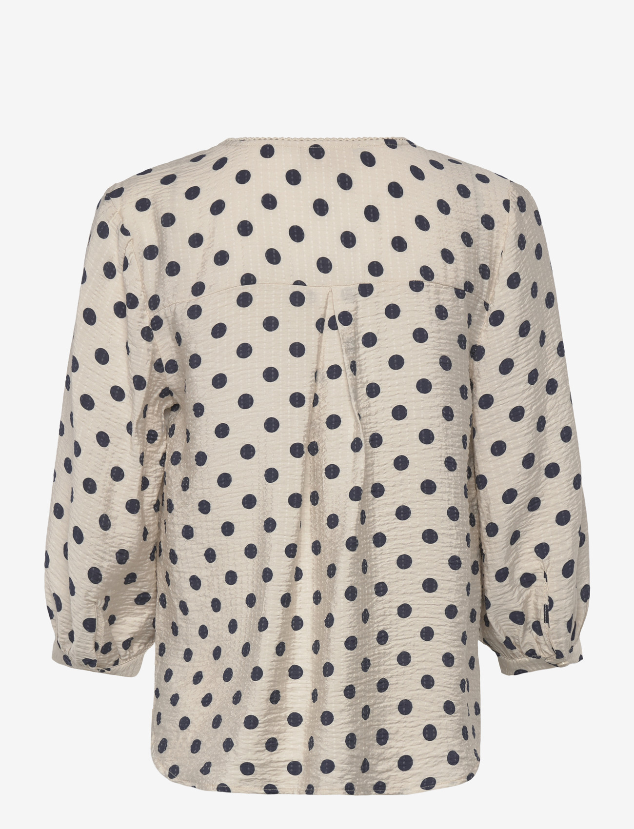 FREE/QUENT - FQALMA-BLOUSE - langærmede bluser - moonbeam w. navy blazer - 2