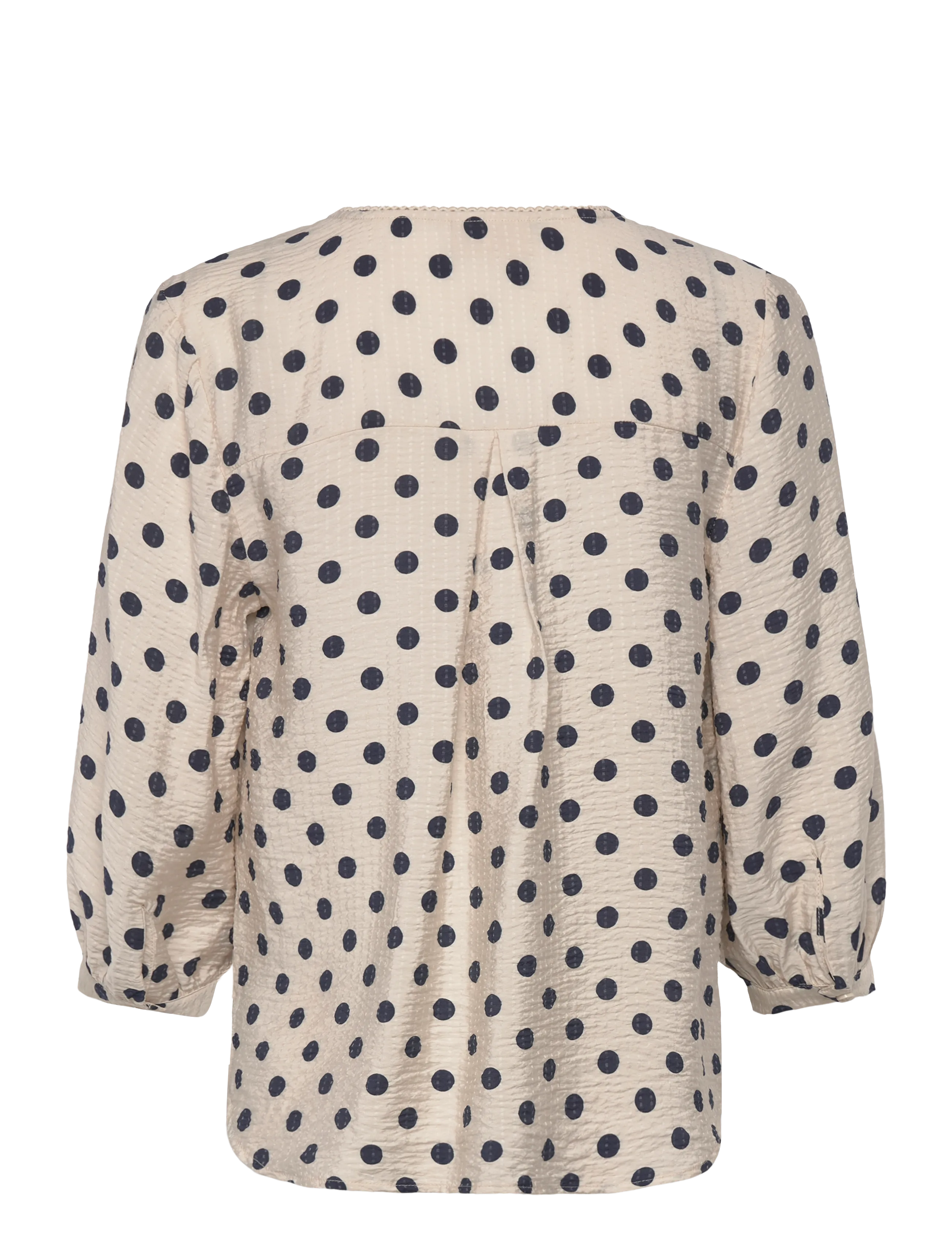 FREE/QUENT - FQALMA-BLOUSE - palaidinės ilgomis rankovėmis - moonbeam w. navy blazer - 2