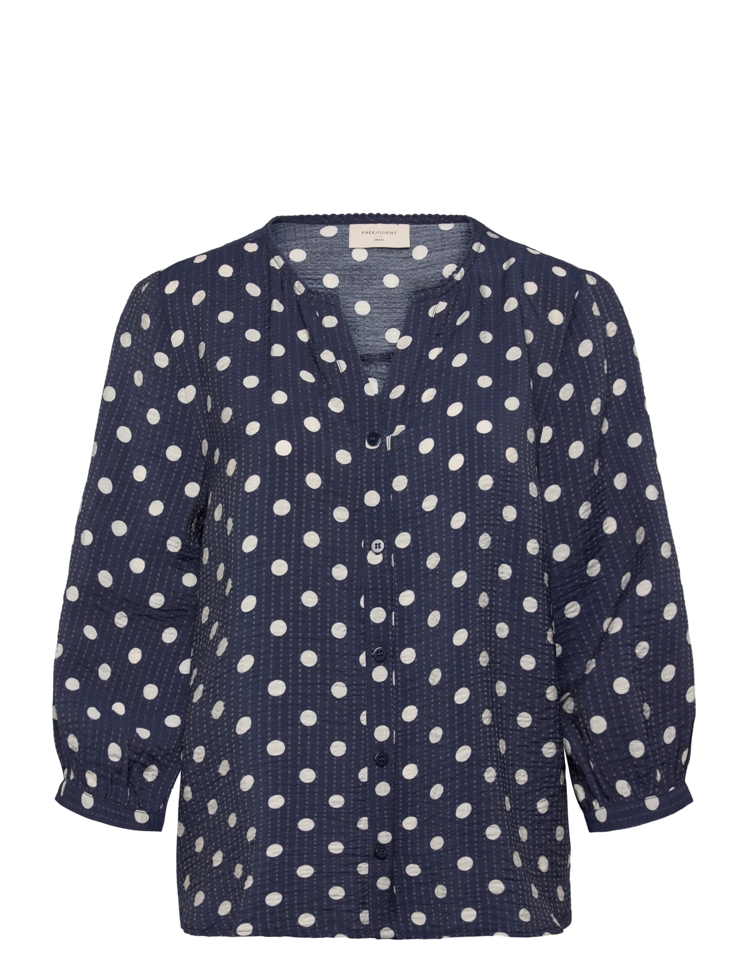 FREE/QUENT FQALMA-BLOUSE - Bluser - NAVY BLAZER W. MOONBEAM / navy