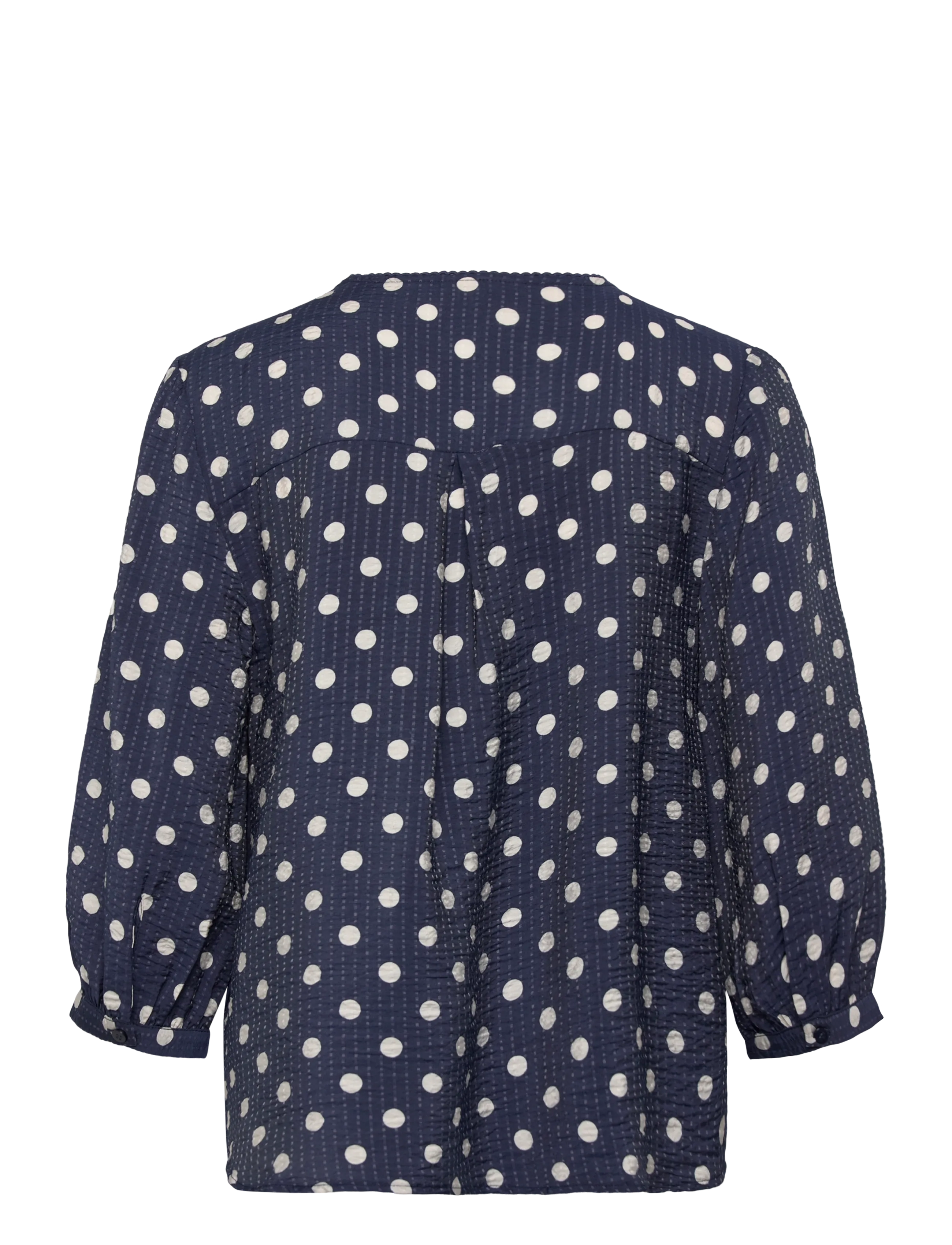 FREE/QUENT - FQALMA-BLOUSE - blūzes ar garām piedurknēm - navy blazer w. moonbeam - 2