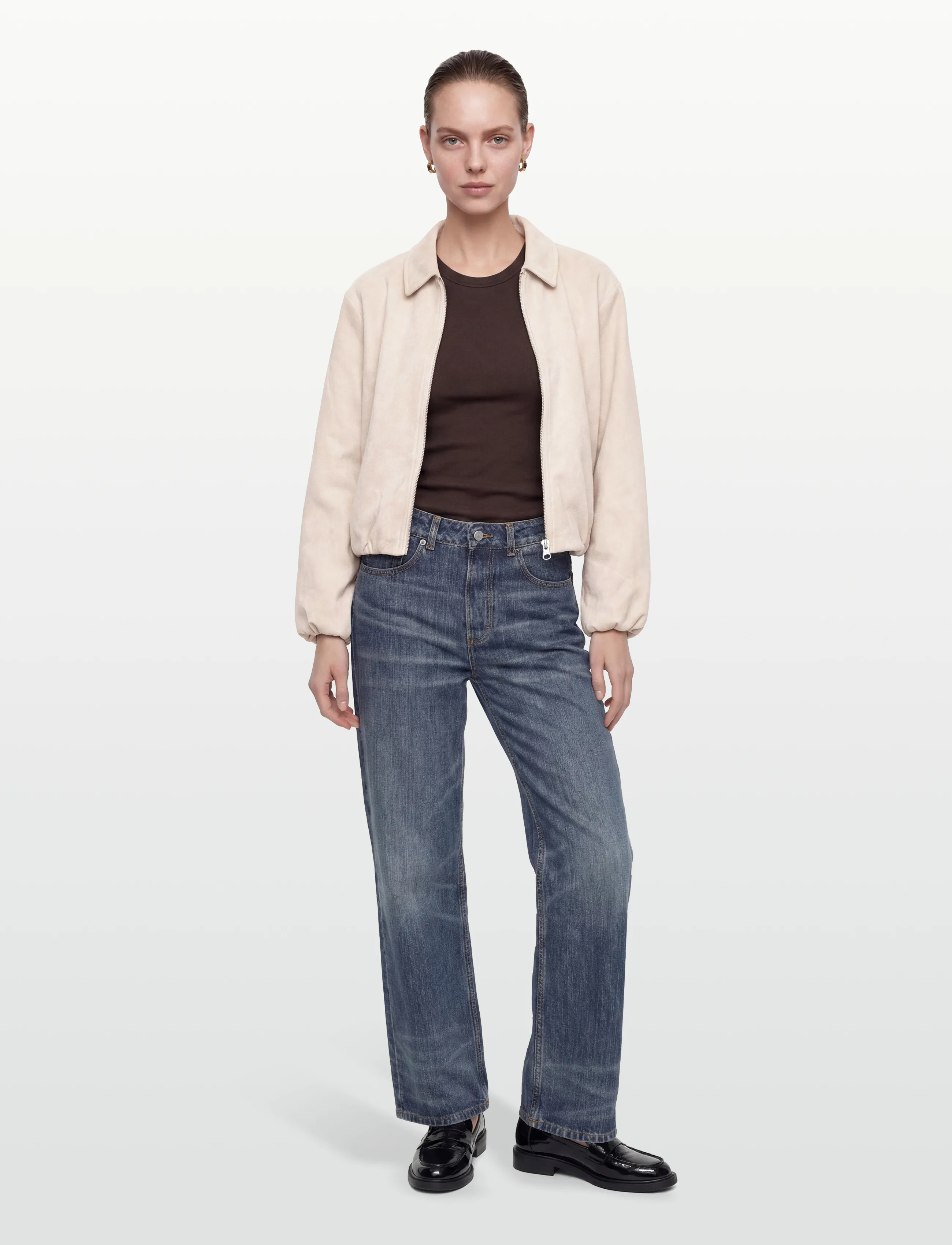 FREE/QUENT FQDUVA-JACKET - Riided - MOONBEAM / beige