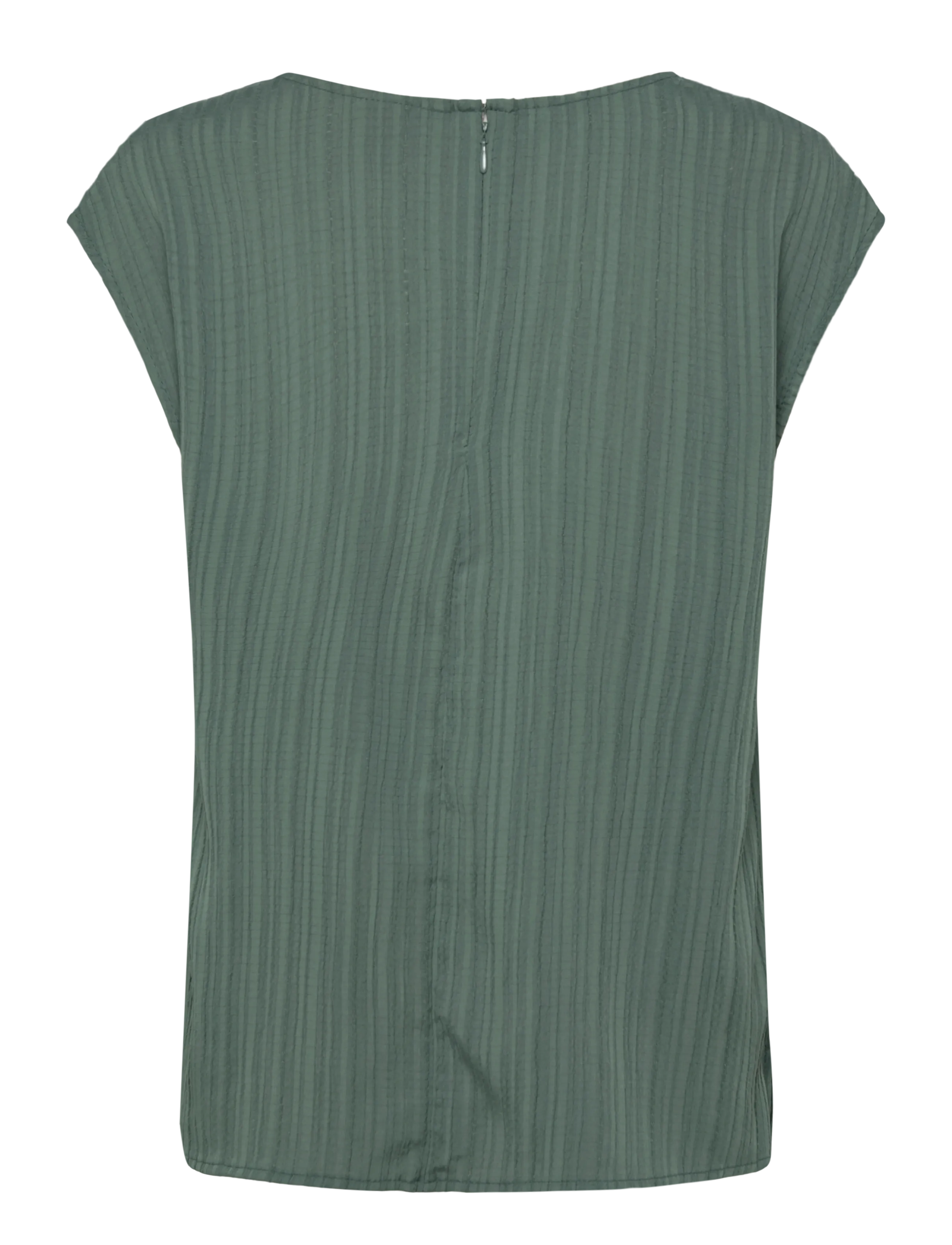 FREE/QUENT - FQGRSVALSE-BLOUSE - short-sleeved blouses - dark forest - 1