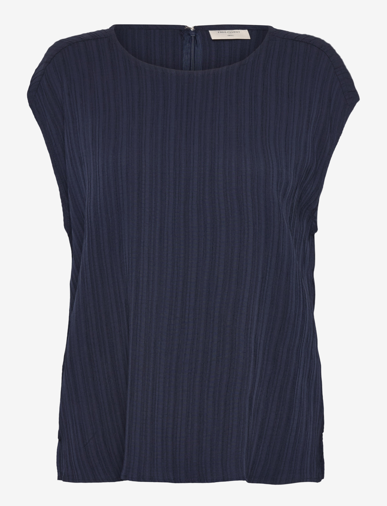 FREE/QUENT - FQGRSVALSE-BLOUSE - kortærmede bluser - navy blazer - 1