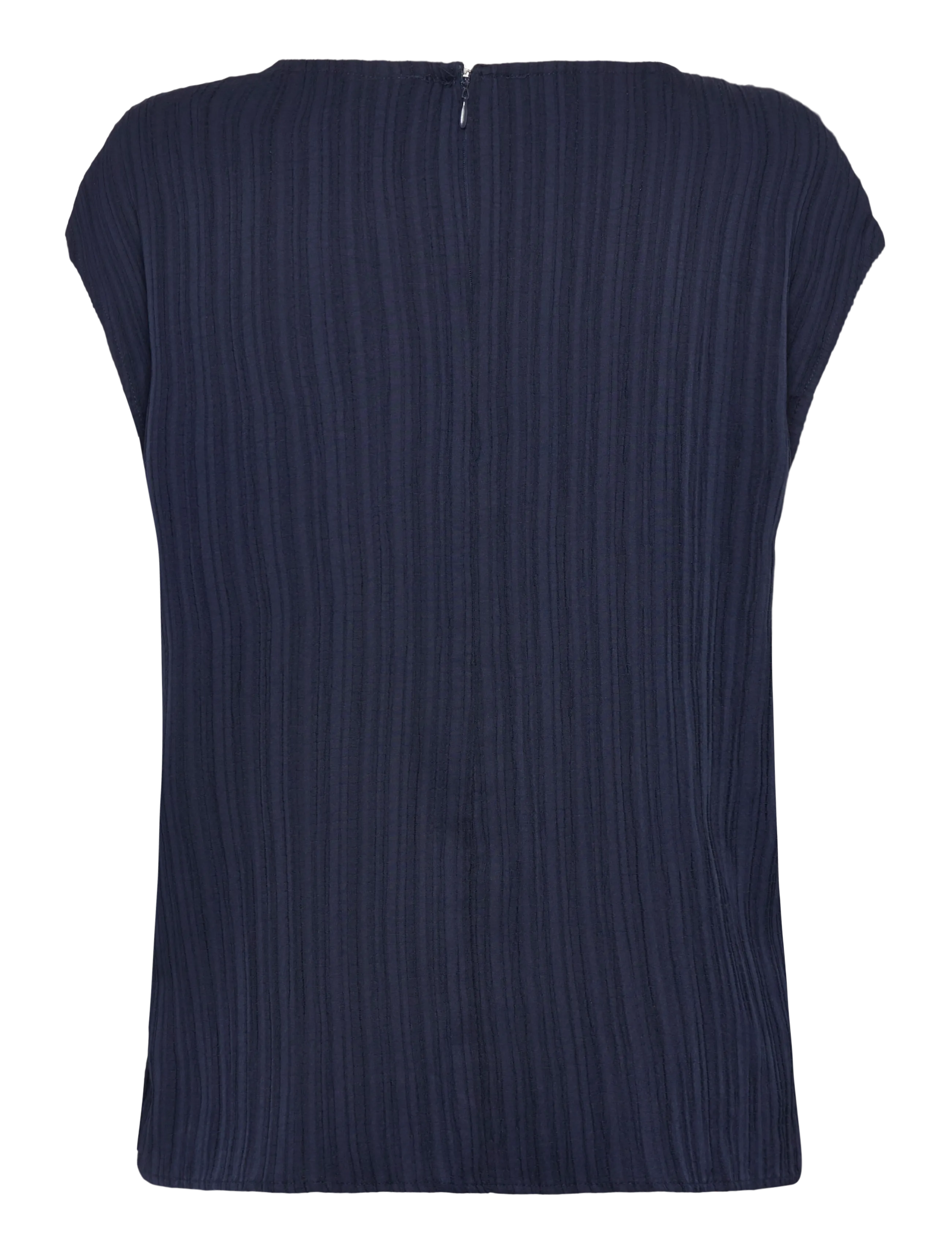 FREE/QUENT - FQGRSVALSE-BLOUSE - short-sleeved blouses - navy blazer - 2
