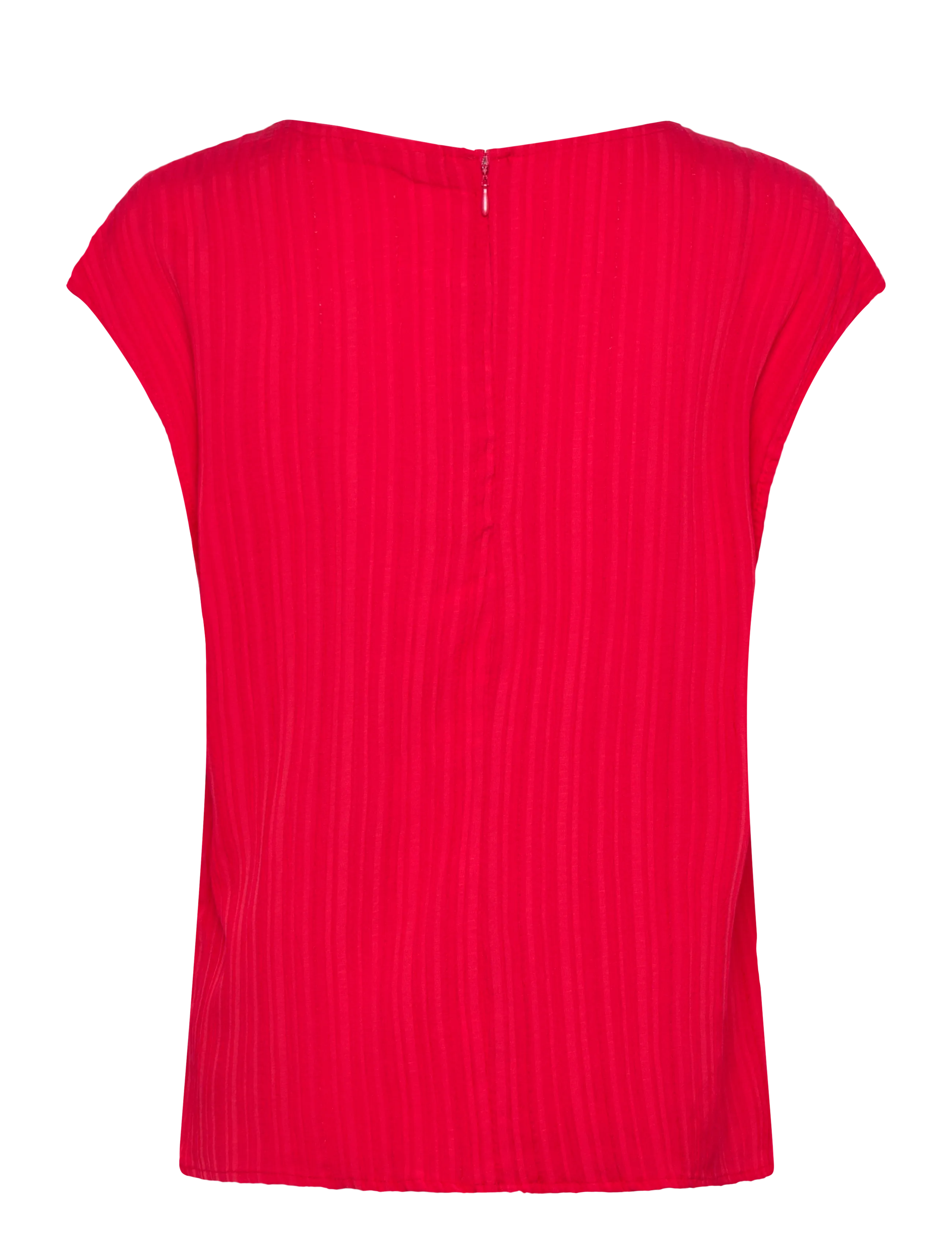 FREE/QUENT - FQGRSVALSE-BLOUSE - short-sleeved blouses - true red - 1
