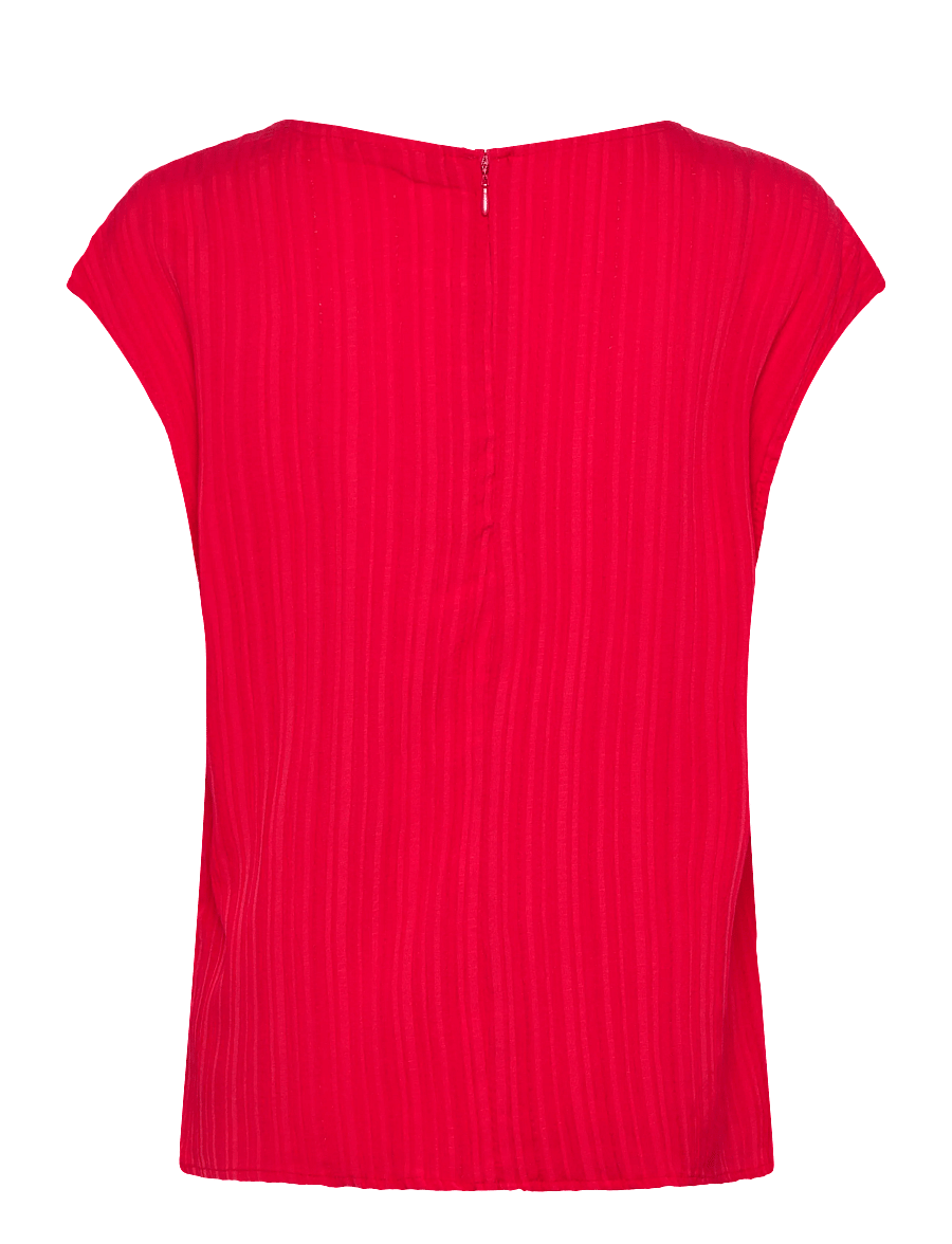 FREE/QUENT - FQGRSVALSE-BLOUSE - kurzärmelige blusen - true red - 1