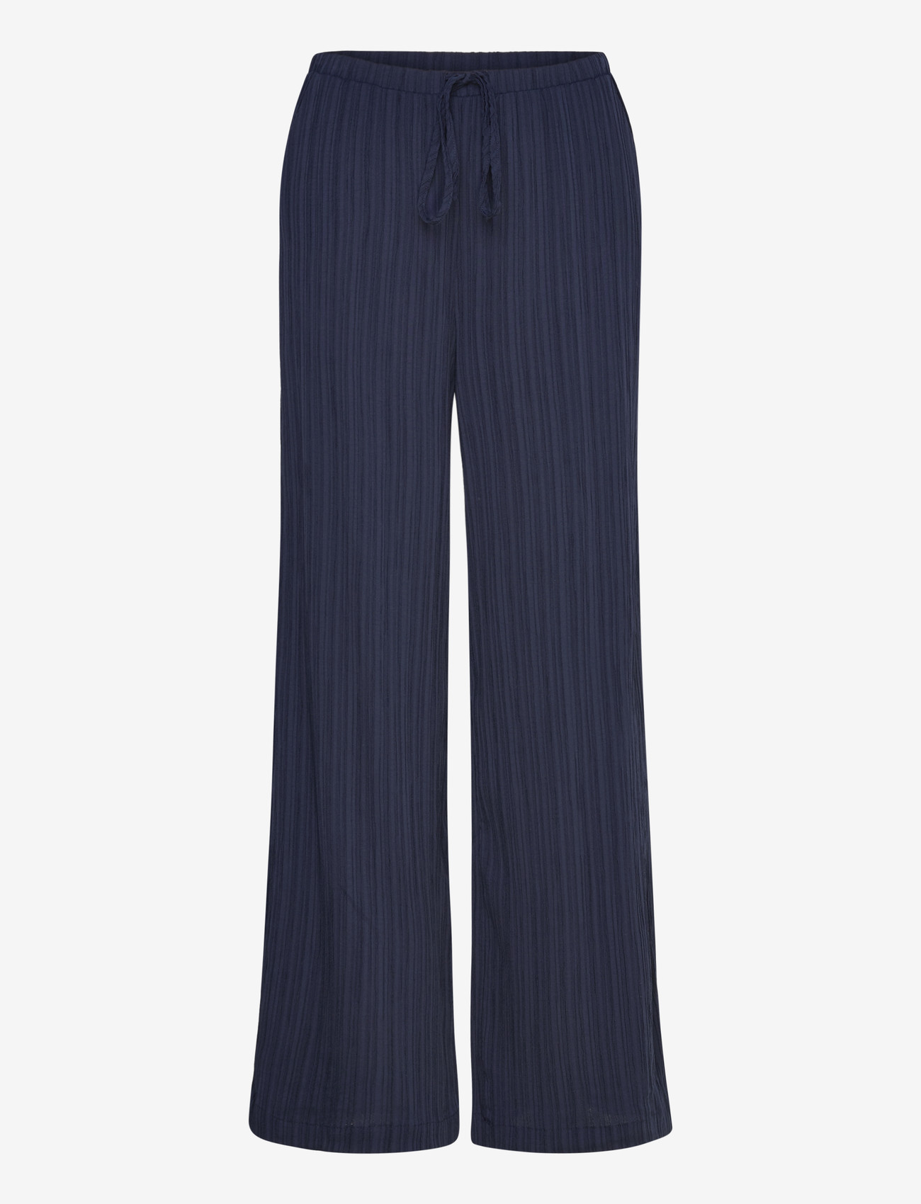 FREE/QUENT - FQGRSVALSE-PANTS - bukser med brede ben - navy blazer - 1