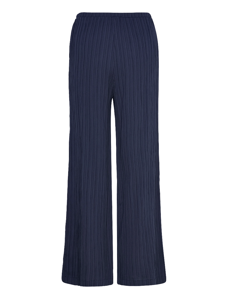 FREE/QUENT - FQGRSVALSE-PANTS - hosen mit weitem bein - navy blazer - 2