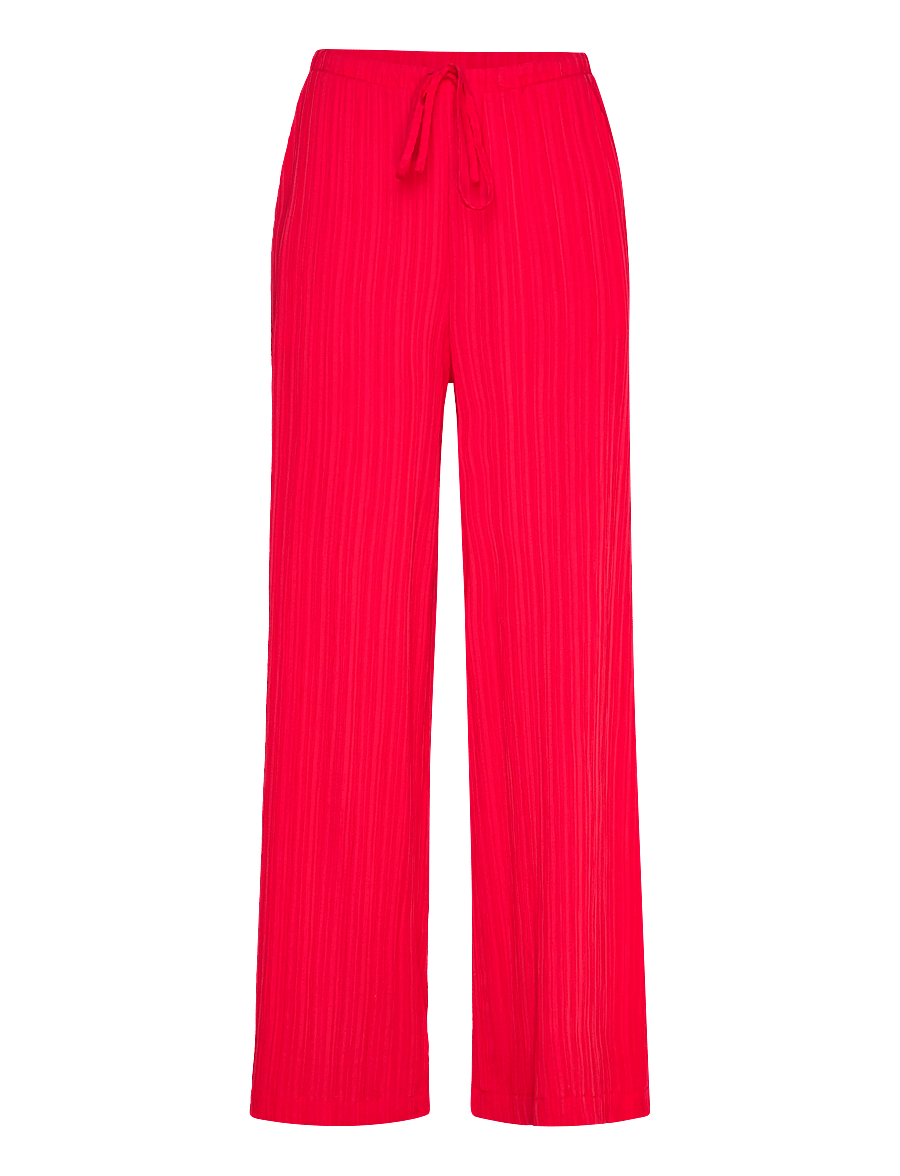 FREE/QUENT - FQGRSVALSE-PANTS - hosen mit weitem bein - true red - 1