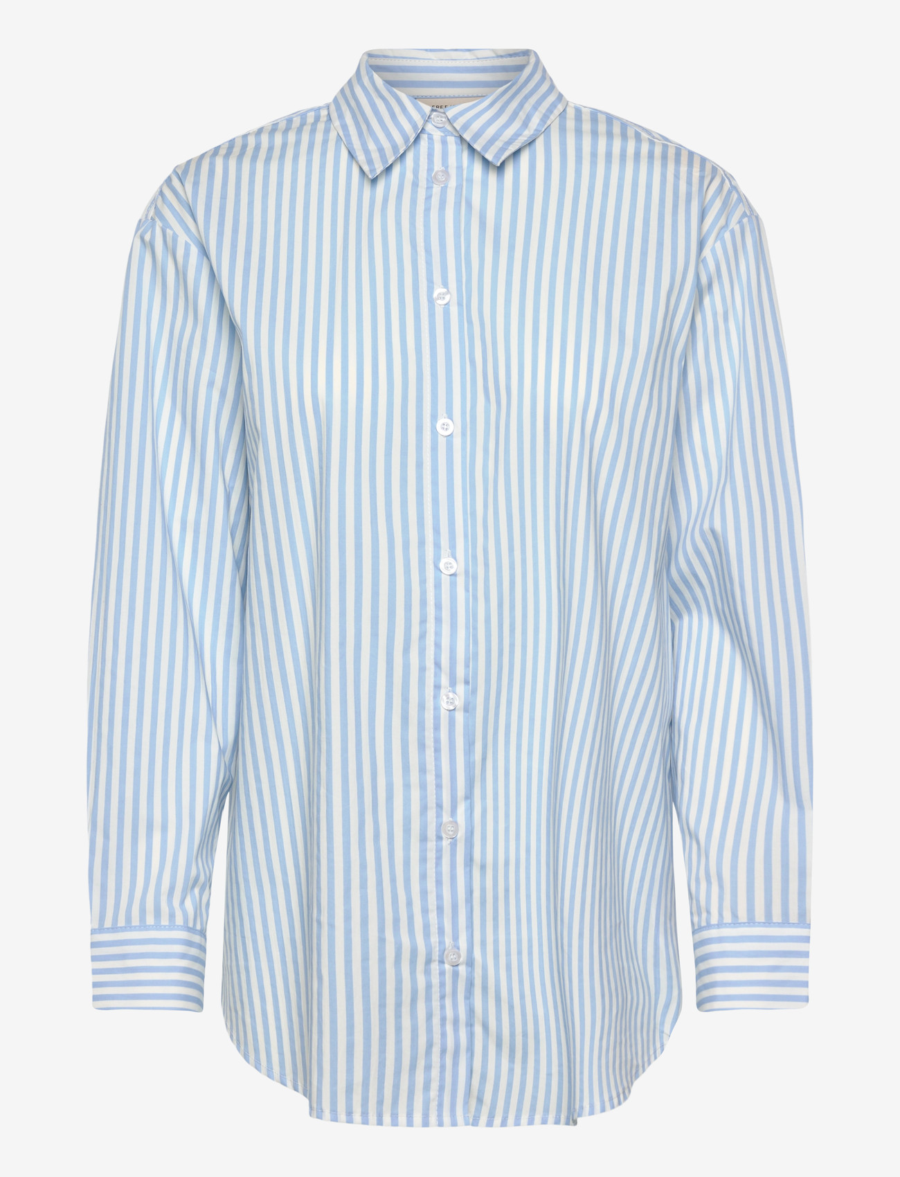 FREE/QUENT - FQJOLLE-SHIRT - pikkade varrukatega särgid - star off-white w. blue bell - 1