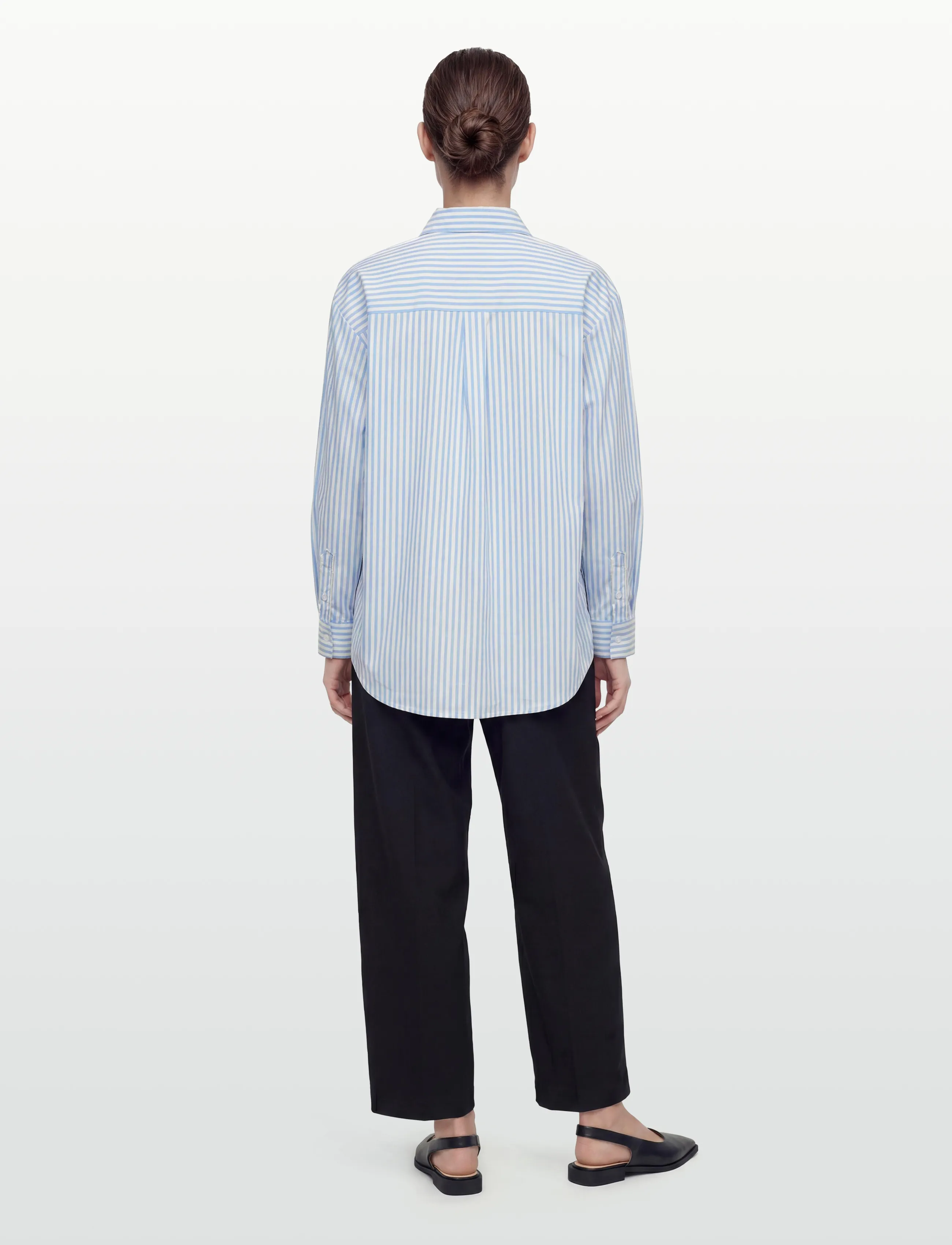 FREE/QUENT - FQJOLLE-SHIRT - langermede skjorter - star off-white w. blue bell - 4