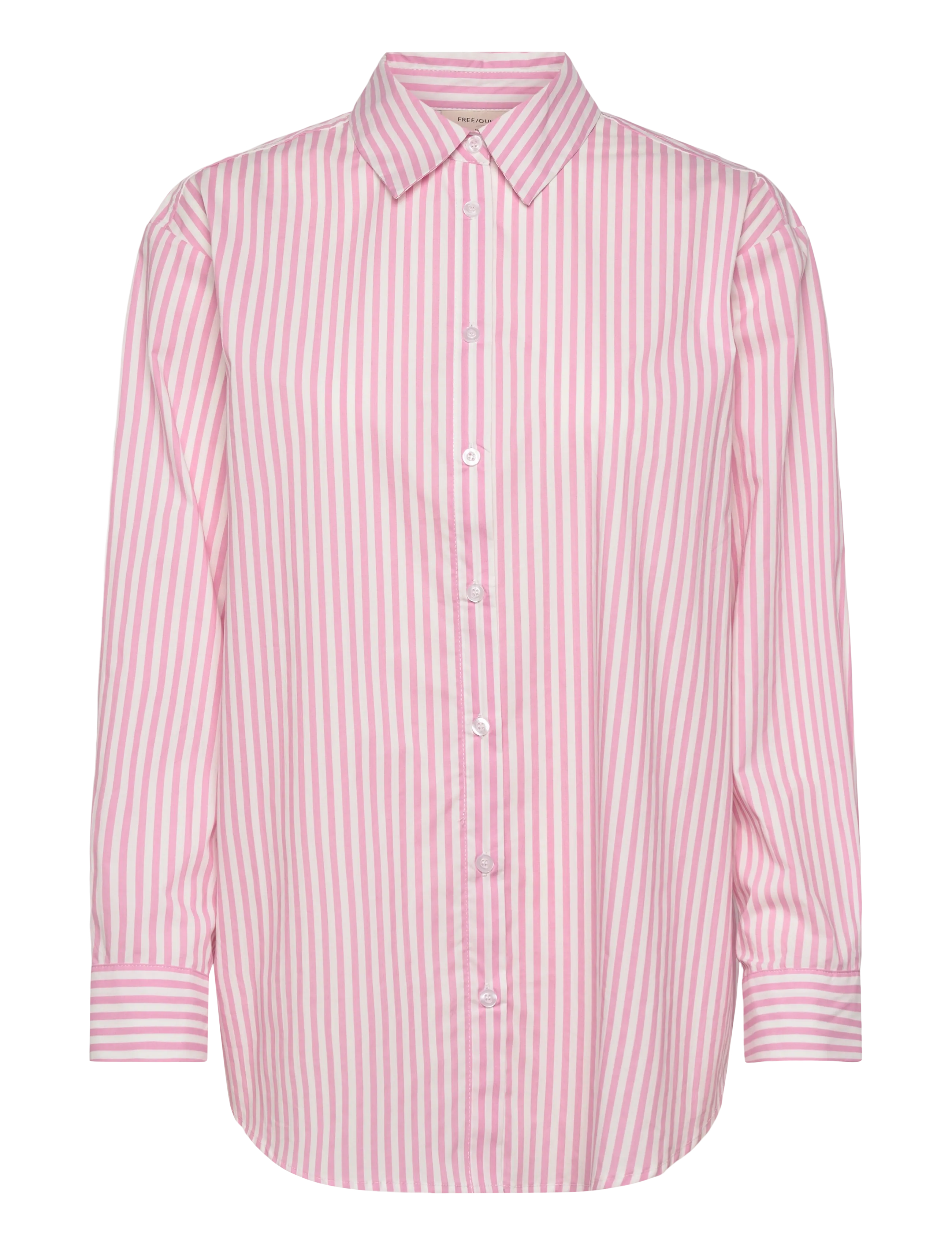 FREE/QUENT FQJOLLE-SHIRT - Bluser & Skjorter - STAR OFF-WHITE W. SWEET LILAC / pink/rose