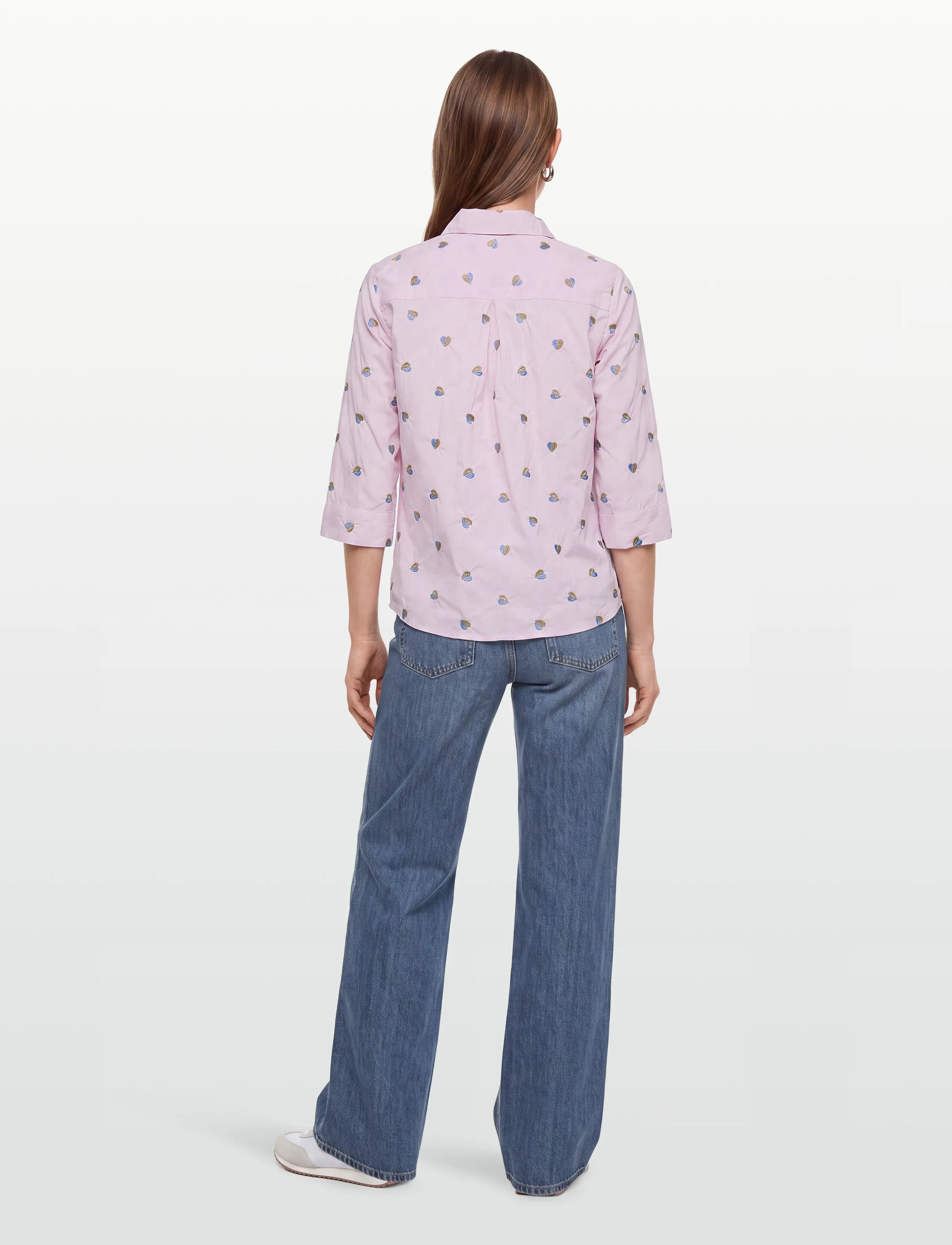 FREE/QUENT - FQROSAN-SHIRT - kortærmede skjorter - sweet lilac w. blue bell - 4