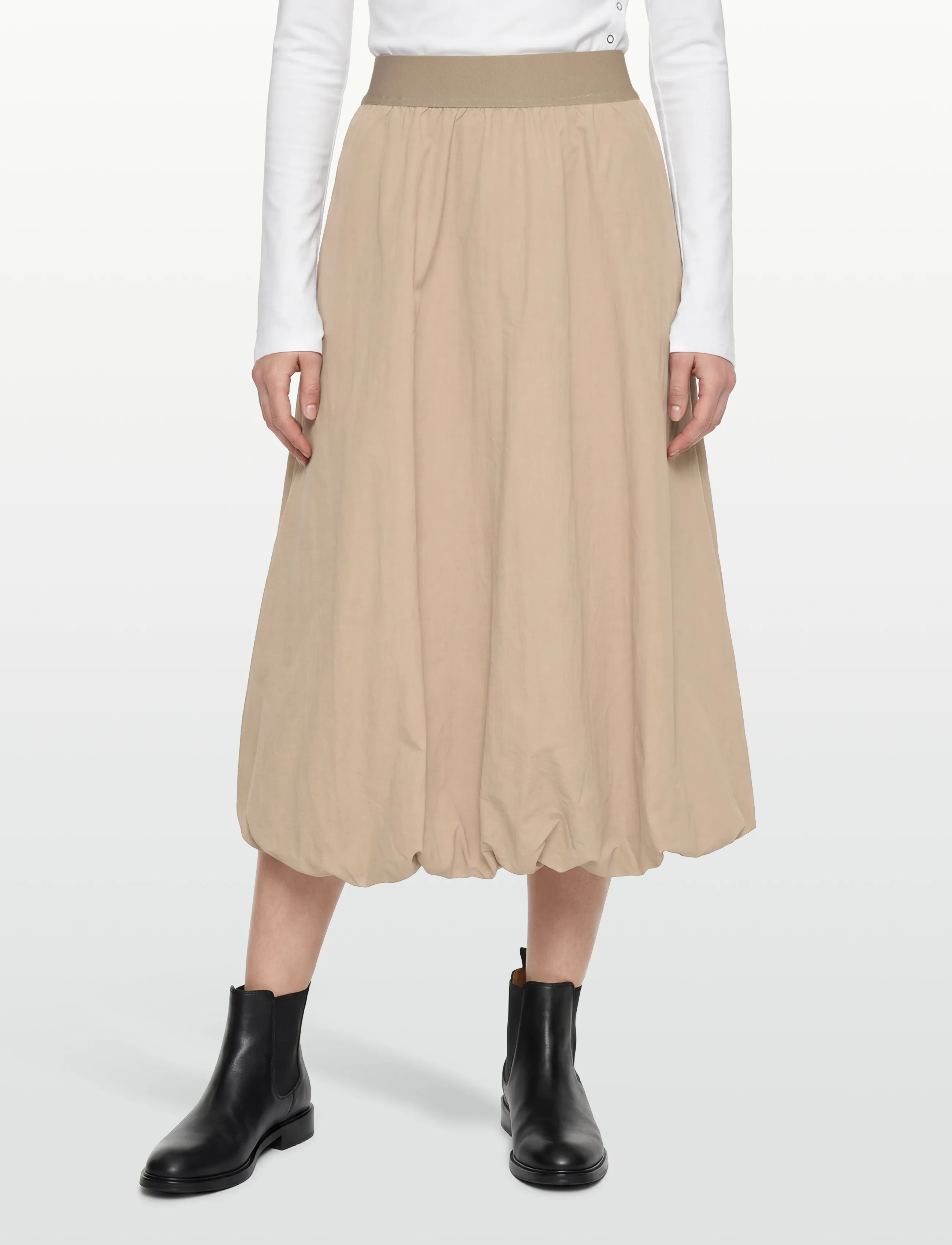 FREE/QUENT - FQMONO-SKIRT - plisserede nederdele - silver mink - 3