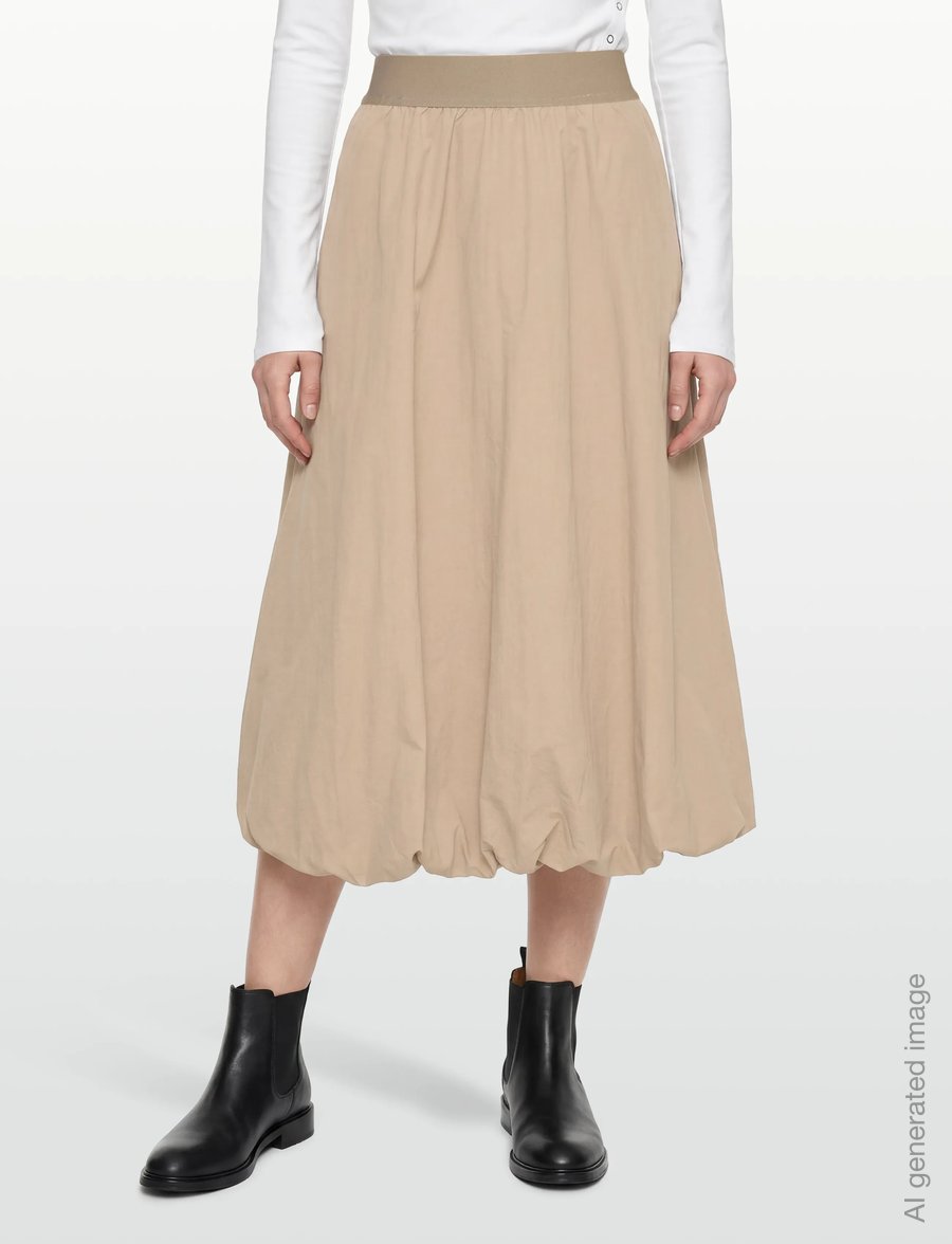 FREE/QUENT - FQMONO-SKIRT - pleated skirts - silver mink - 3