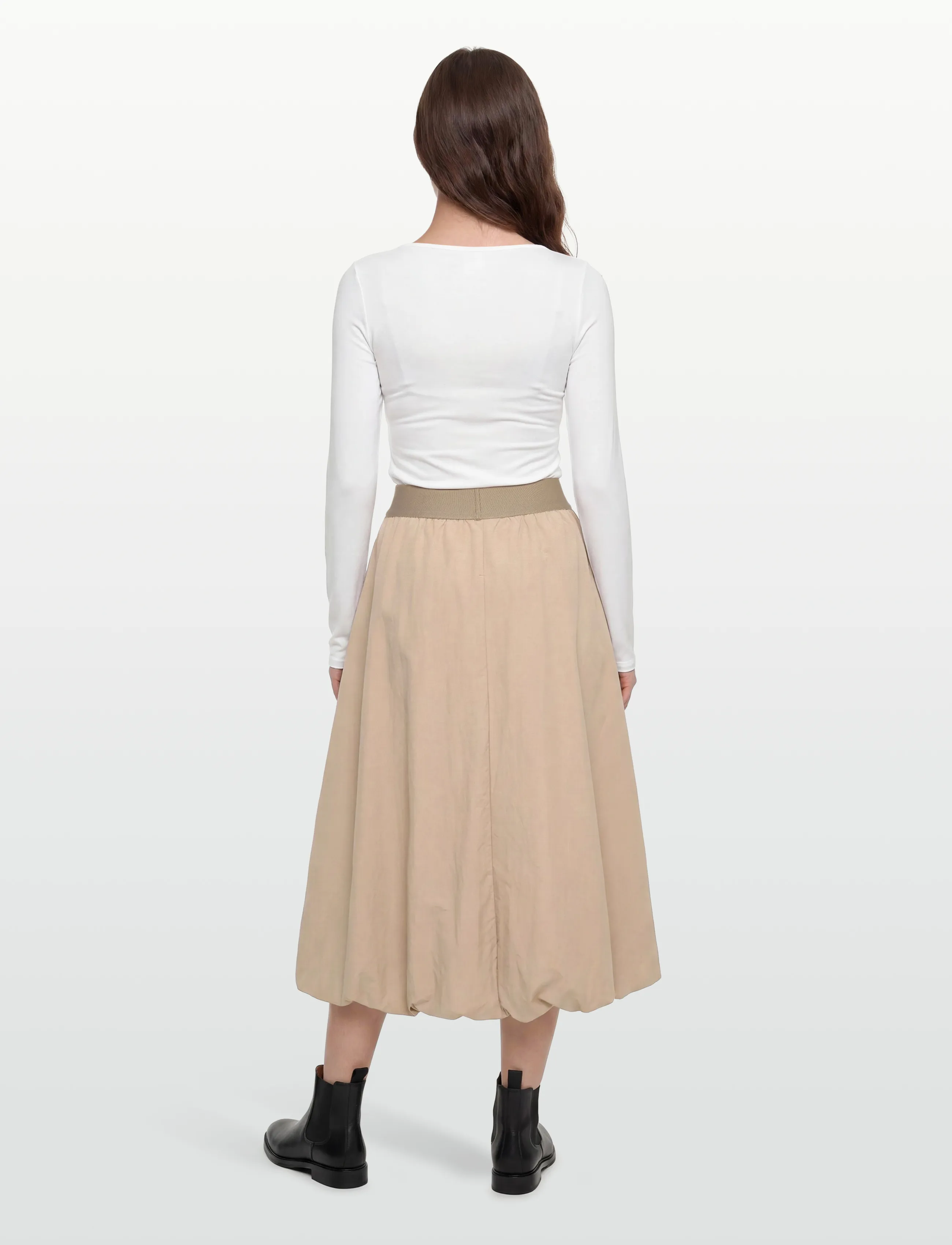 FREE/QUENT - FQMONO-SKIRT - plisserede nederdele - silver mink - 4