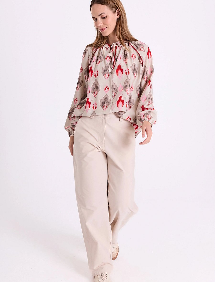 FREE/QUENT - FQZANDRA-PANTS - wide leg trousers - moonbeam - 0