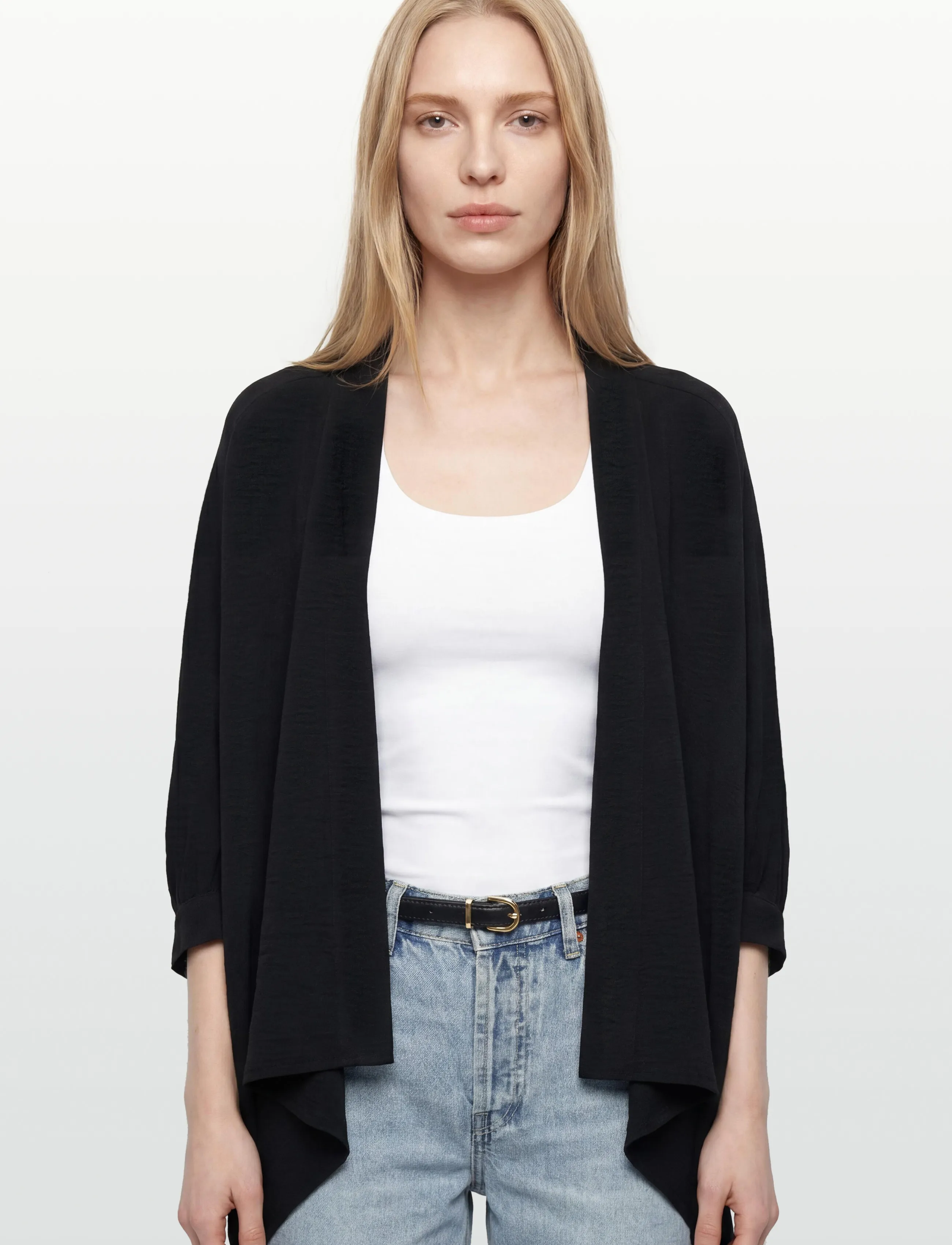 FREE/QUENT - FQFABINI-SHIRT - overshirts - black - 3