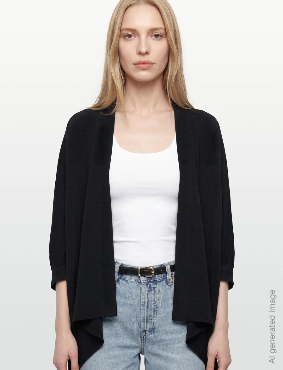 FREE/QUENT - FQFABINI-SHIRT - overshirts - black - 3