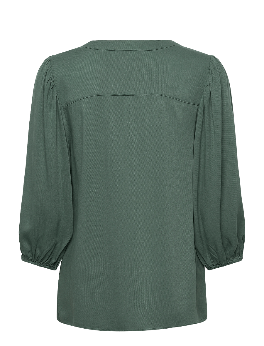 FREE/QUENT - FQALINE-BLOUSE - langærmede bluser - dark forest - 1