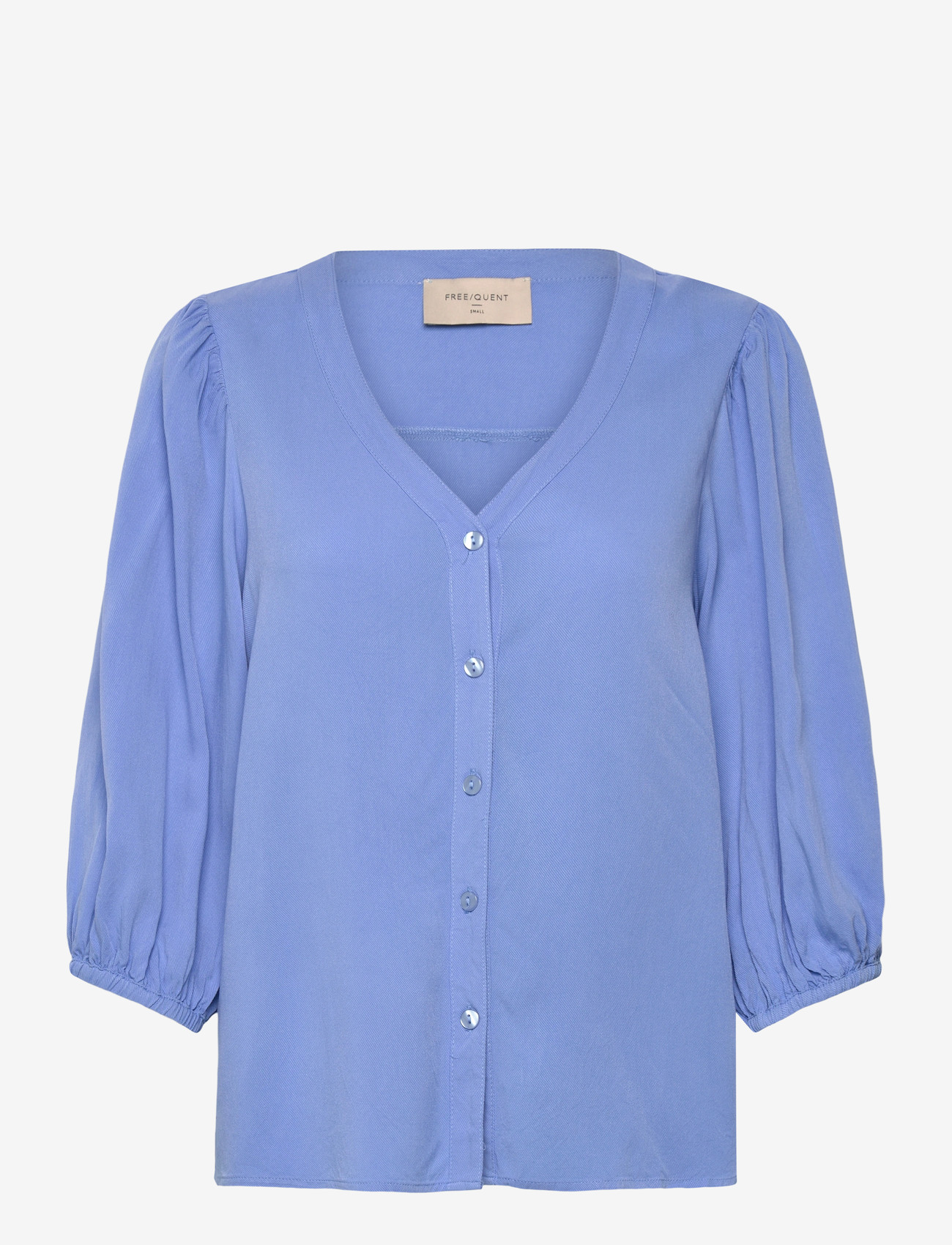 FREE/QUENT - FQALINE-BLOUSE - langærmede bluser - vista blue - 1