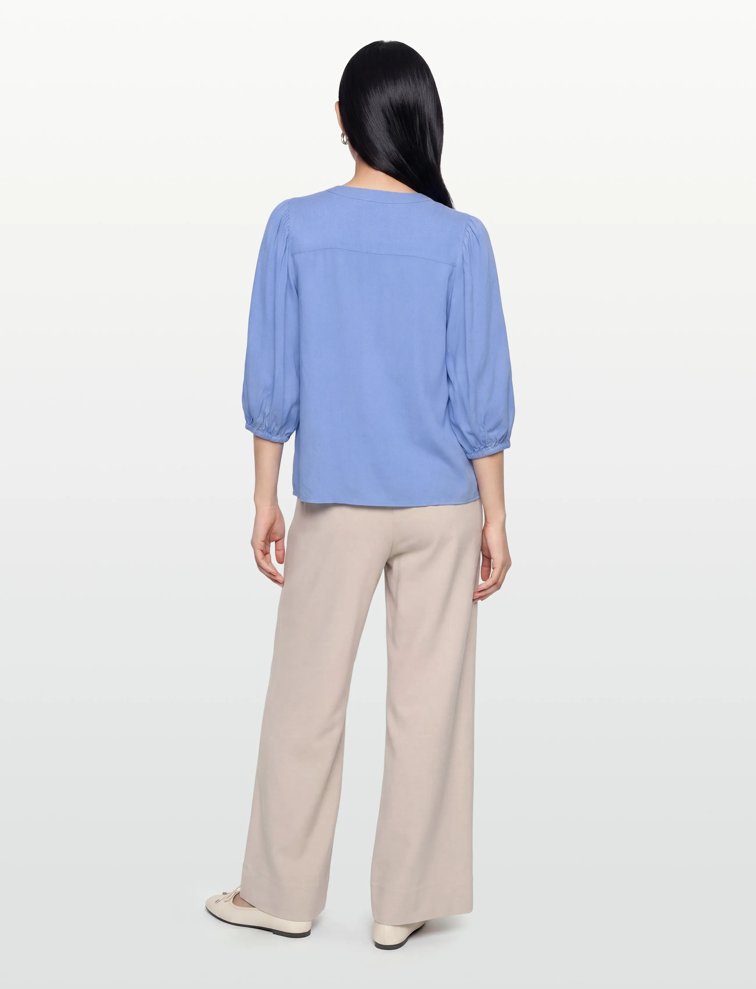 FREE/QUENT - FQALINE-BLOUSE - långärmade blusar - vista blue - 4