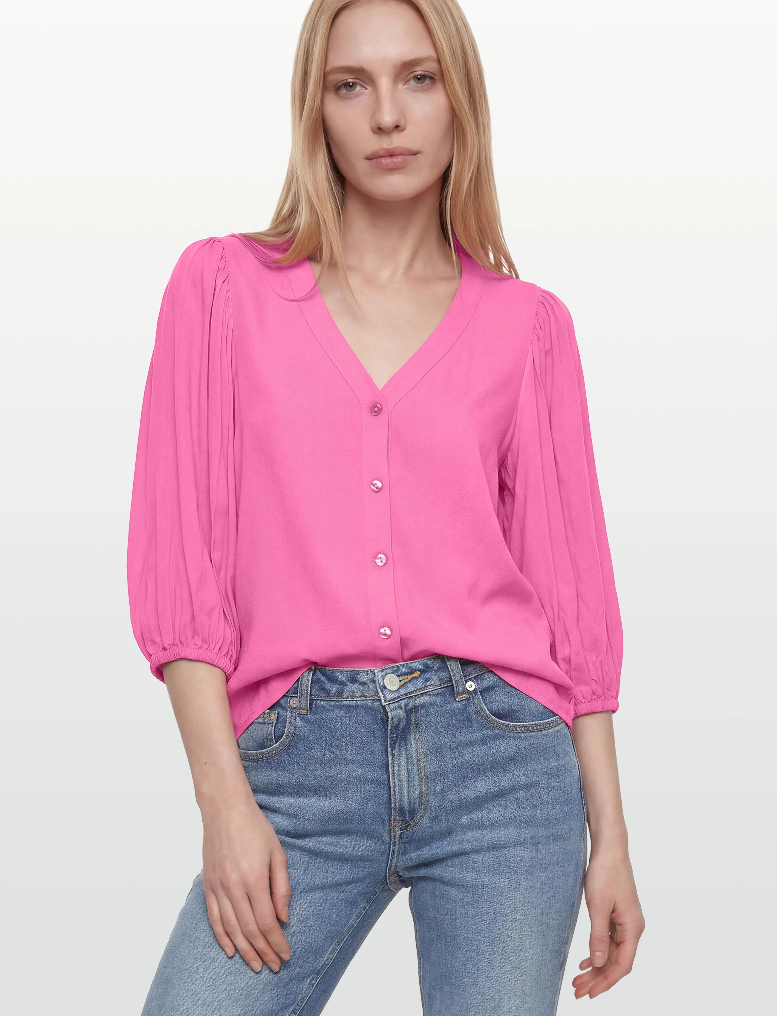 FREE/QUENT - FQALINE-BLOUSE - pikkade varrukatega pluusid - wild orchid - 3