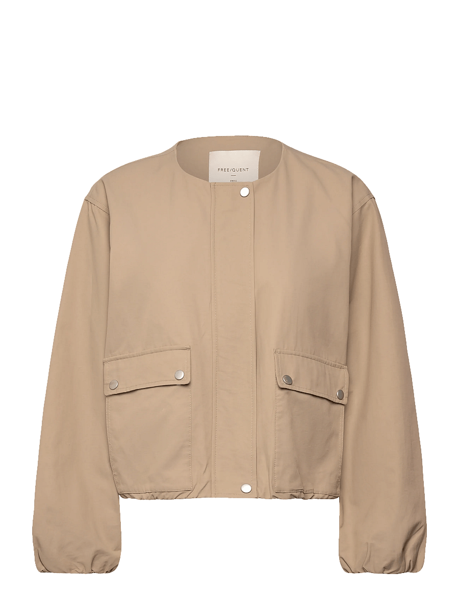 FREE/QUENT - FQCANA-JACKET - bomber jackets - silver mink - 1