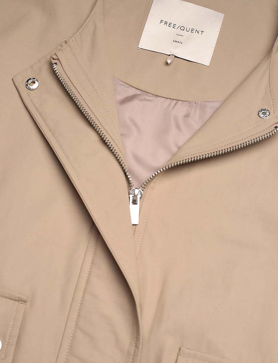 FREE/QUENT - FQCANA-JACKET - bomber jackets - silver mink - 4