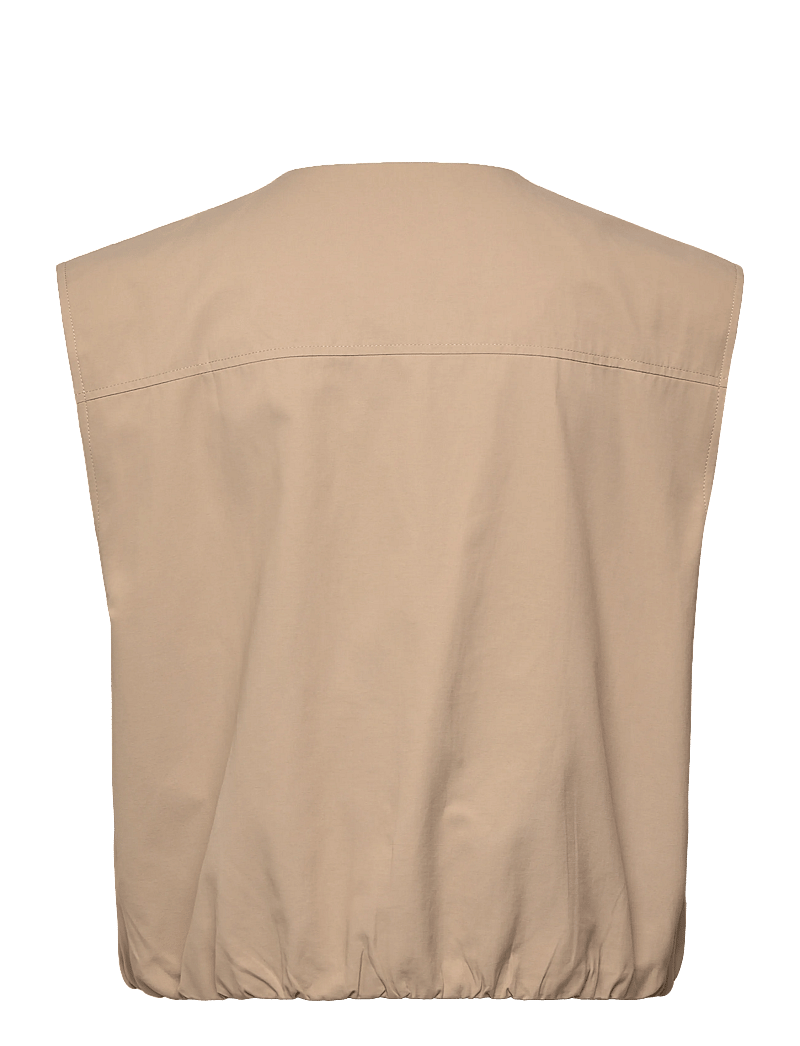 FREE/QUENT - FQCANA-WAISTCOAT - Ärmellose tops - silver mink - 2