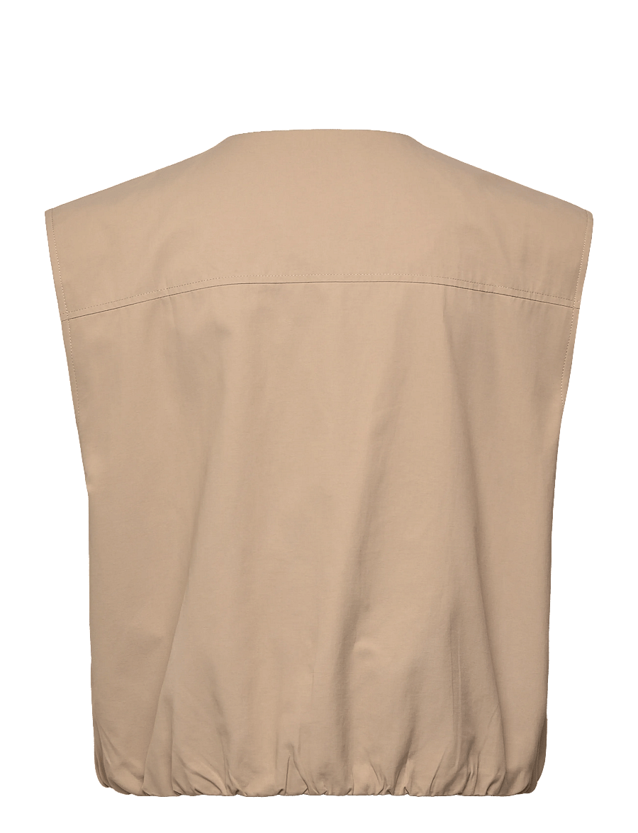 FREE/QUENT - FQCANA-WAISTCOAT - hauts sans manches - silver mink - 2