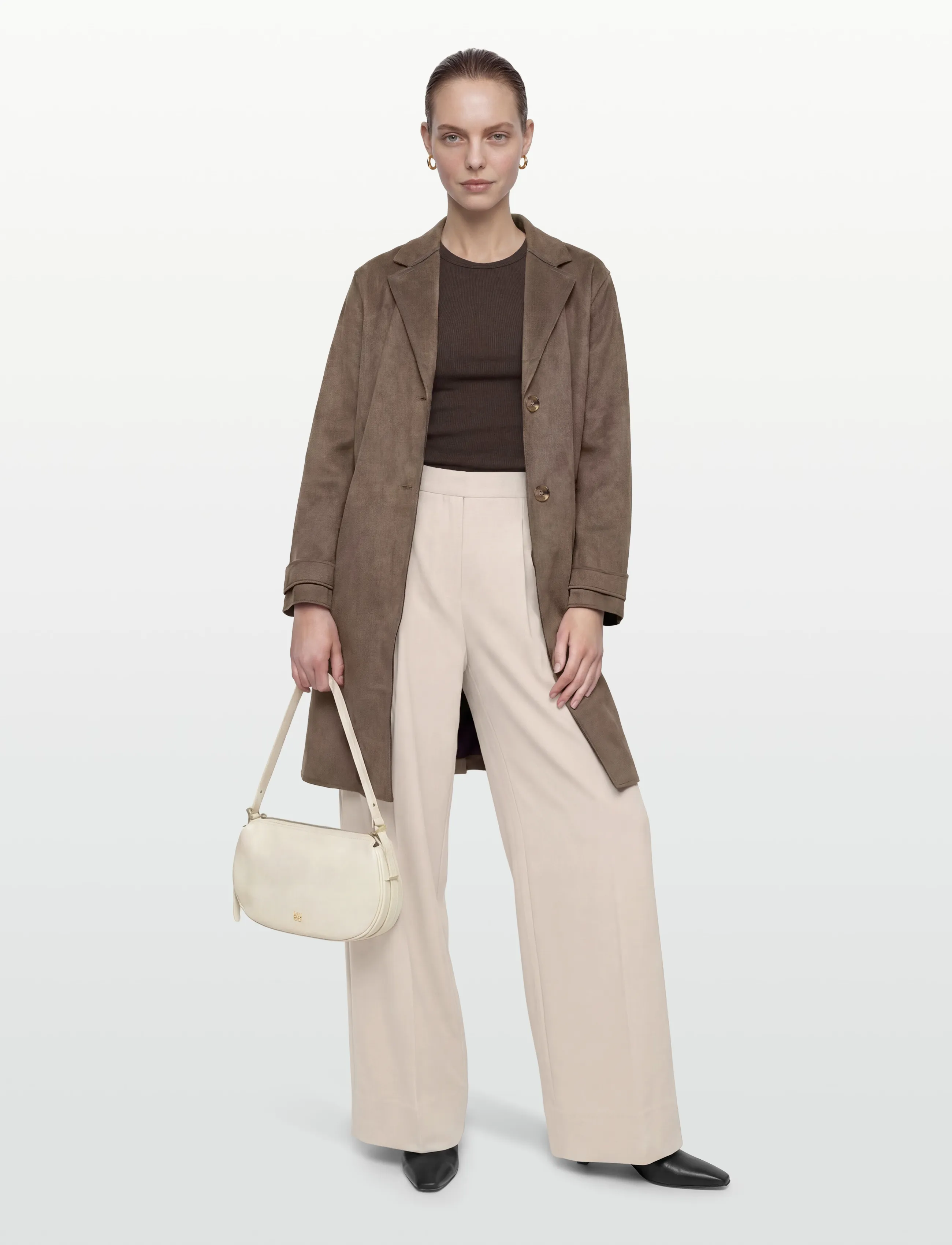 FREE/QUENT FQDYVIA-JACKET - Light Coats - MOREL / brown