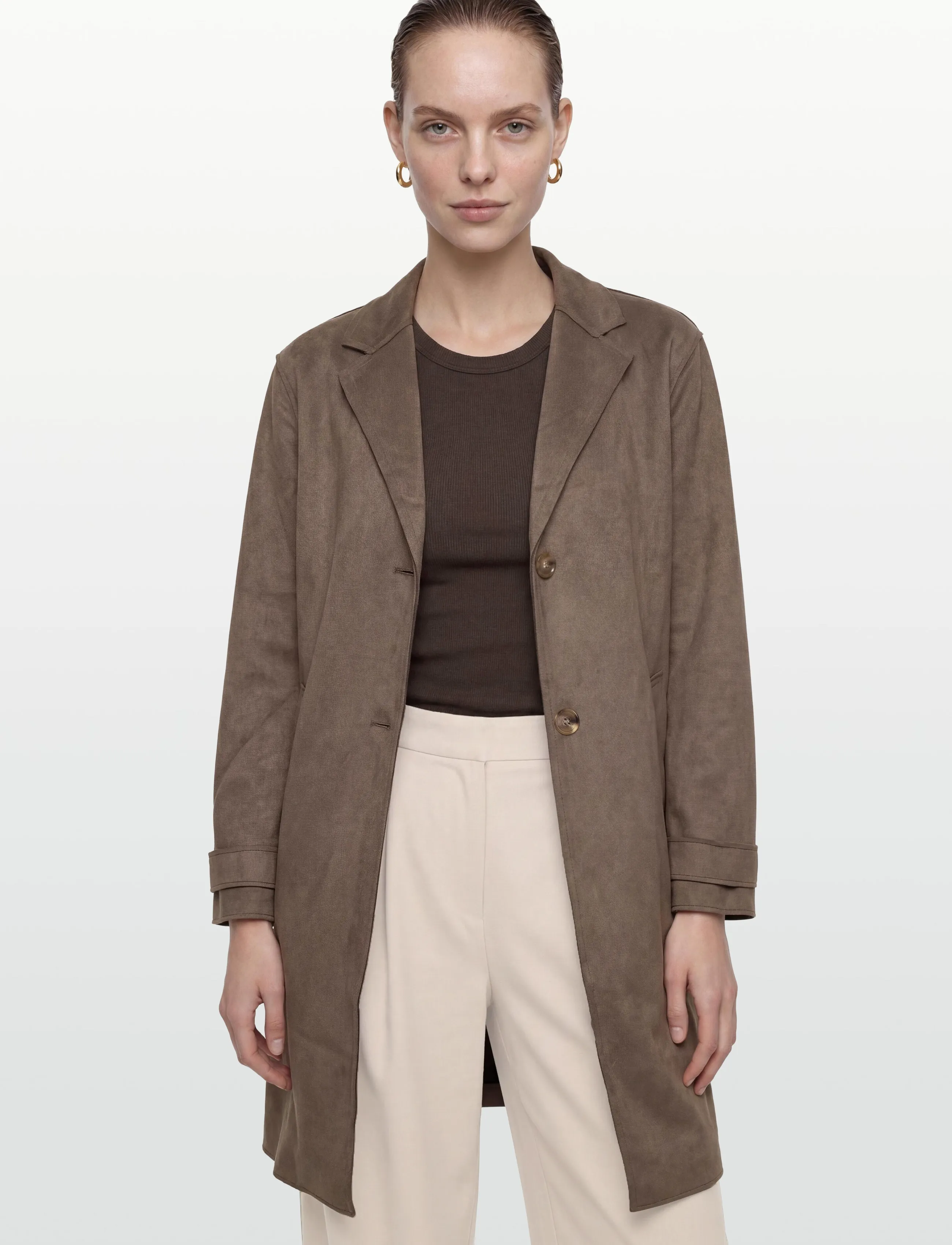 FREE/QUENT - FQDYVIA-JACKET - ytterkläder - morel - 3