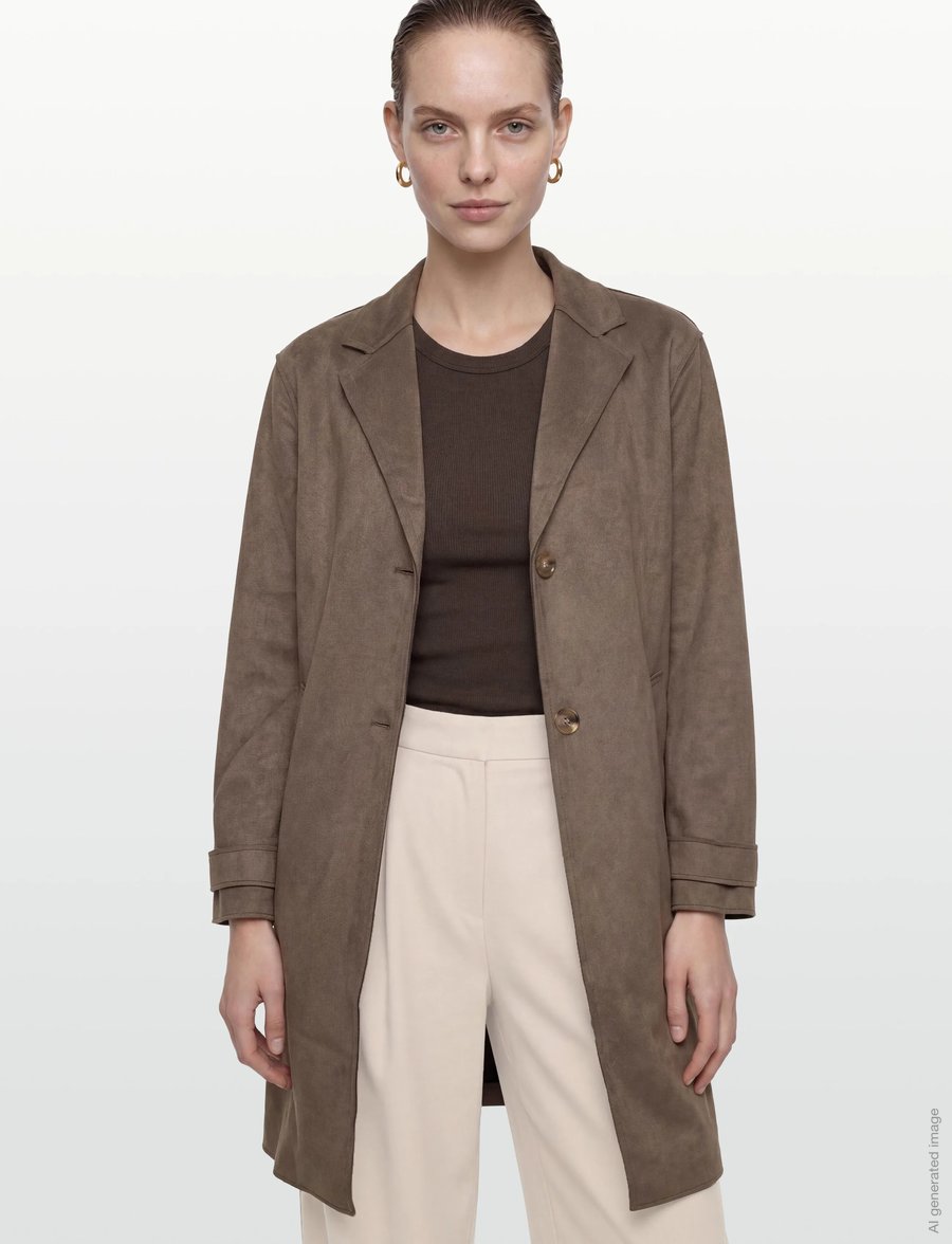 FREE/QUENT - FQDYVIA-JACKET - leichte mäntel - morel - 3