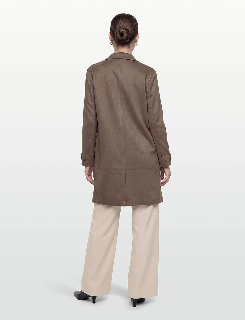 FREE/QUENT - FQDYVIA-JACKET - lette frakker - morel - 4