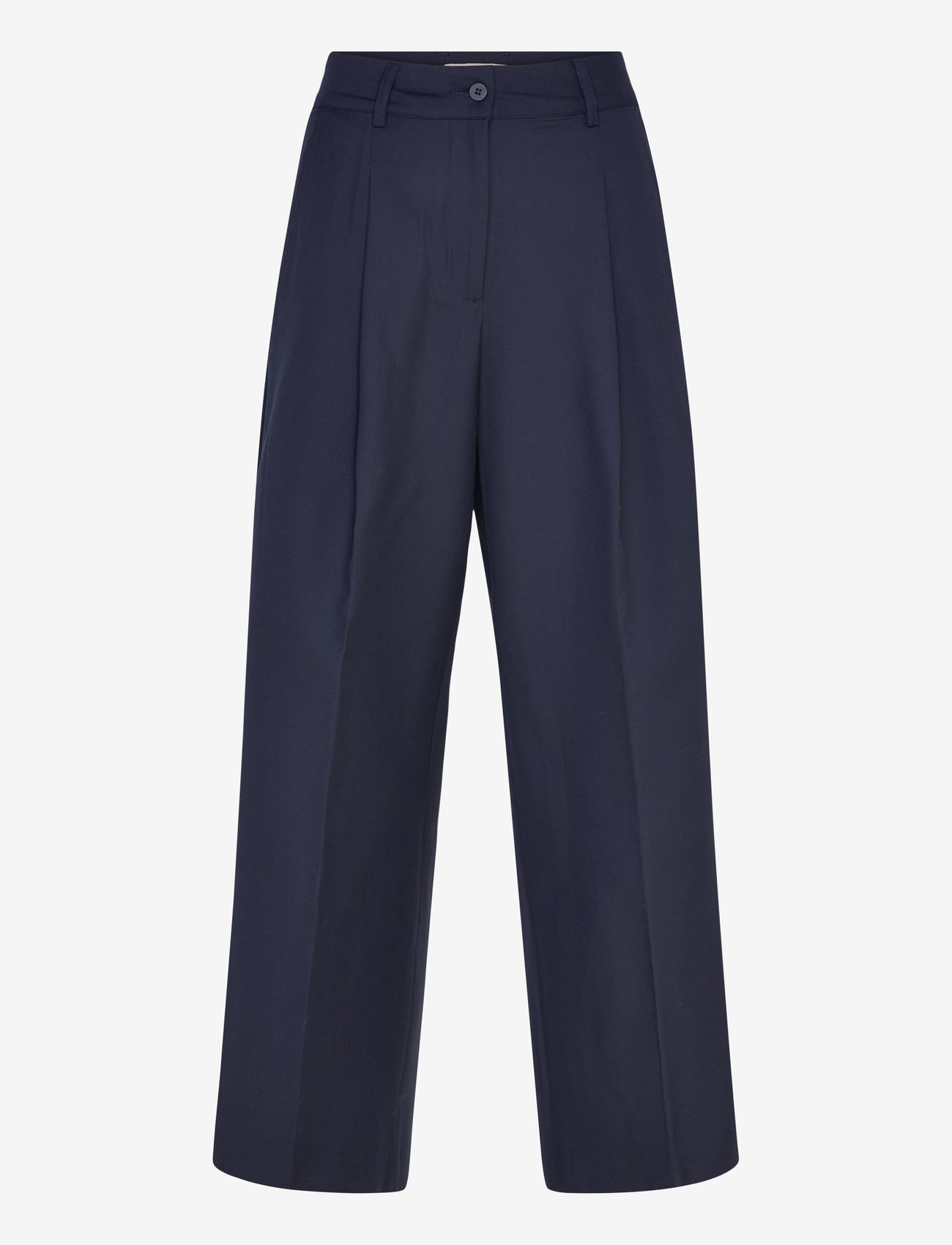 FREE/QUENT - FQYASMIN-PANTS - spodnie szerokie - navy blazer - 1
