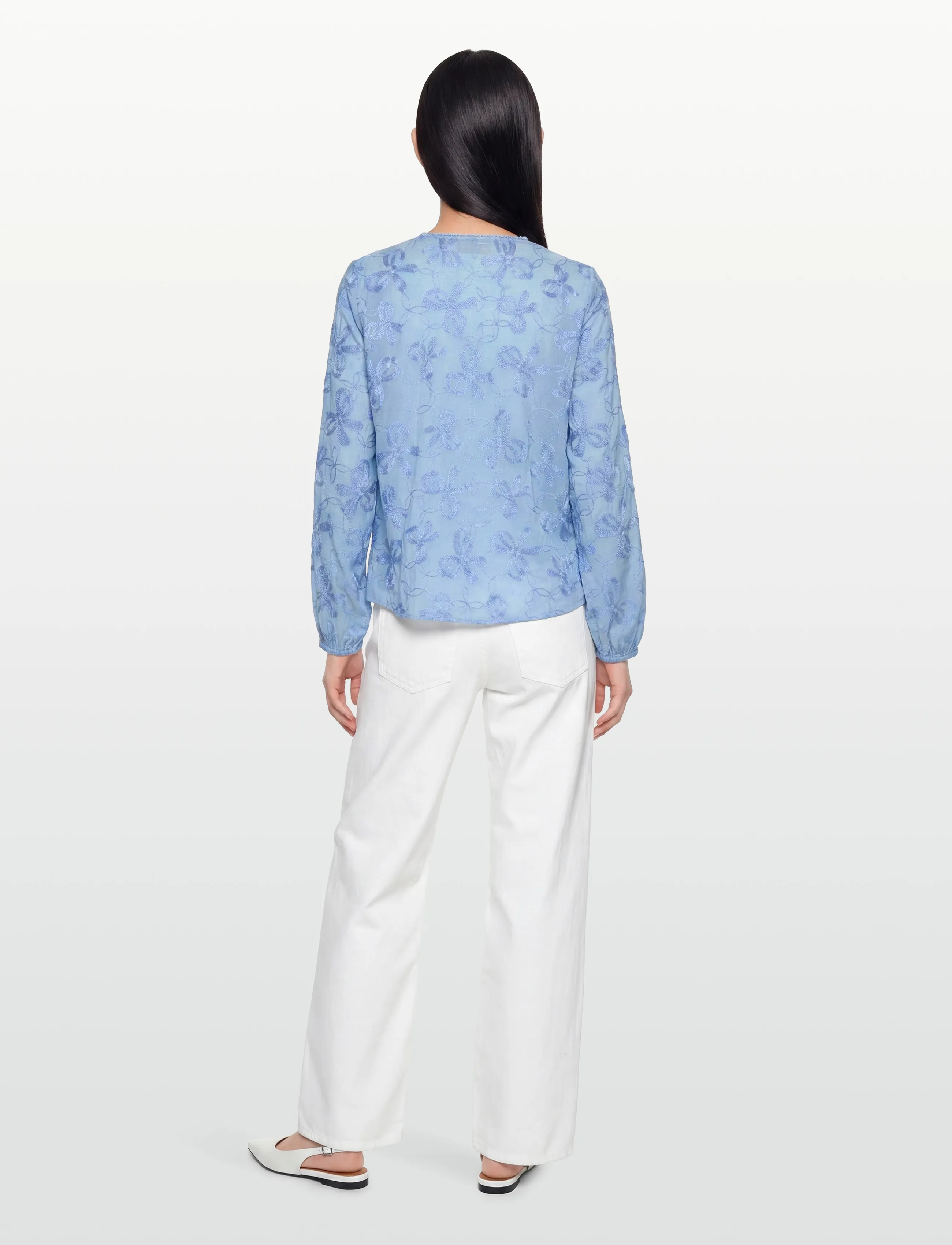 FREE/QUENT - FQRANDY-BLOUSE - langermede bluser - blue bell - 4