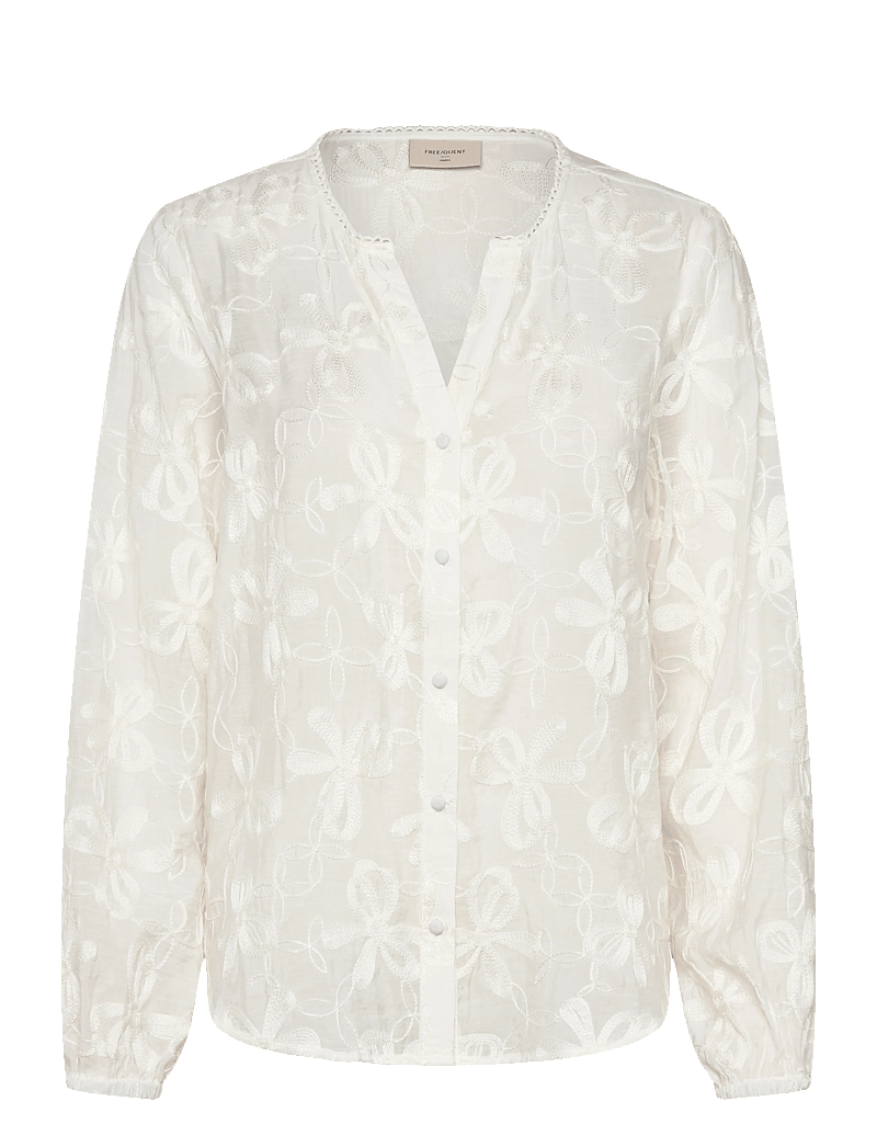 FREE/QUENT - FQRANDY-BLOUSE - langärmlige blusen - star off-white - 1