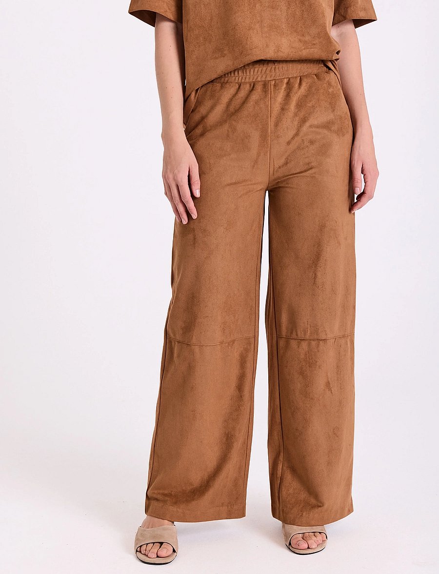FREE/QUENT - FQMIMI-PANTS - pantalons larges - thrush - 3